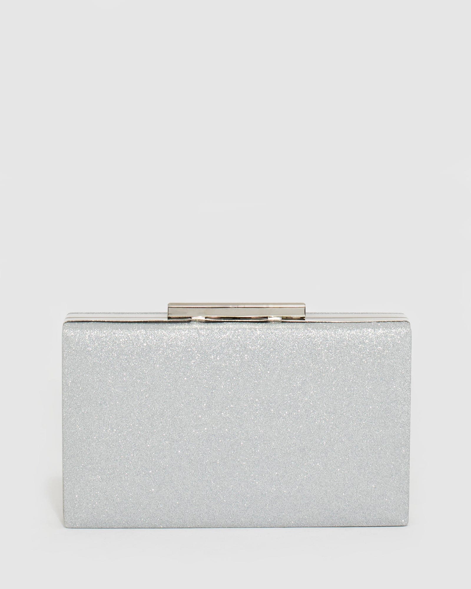 Silver Jaimi Clutch Bag