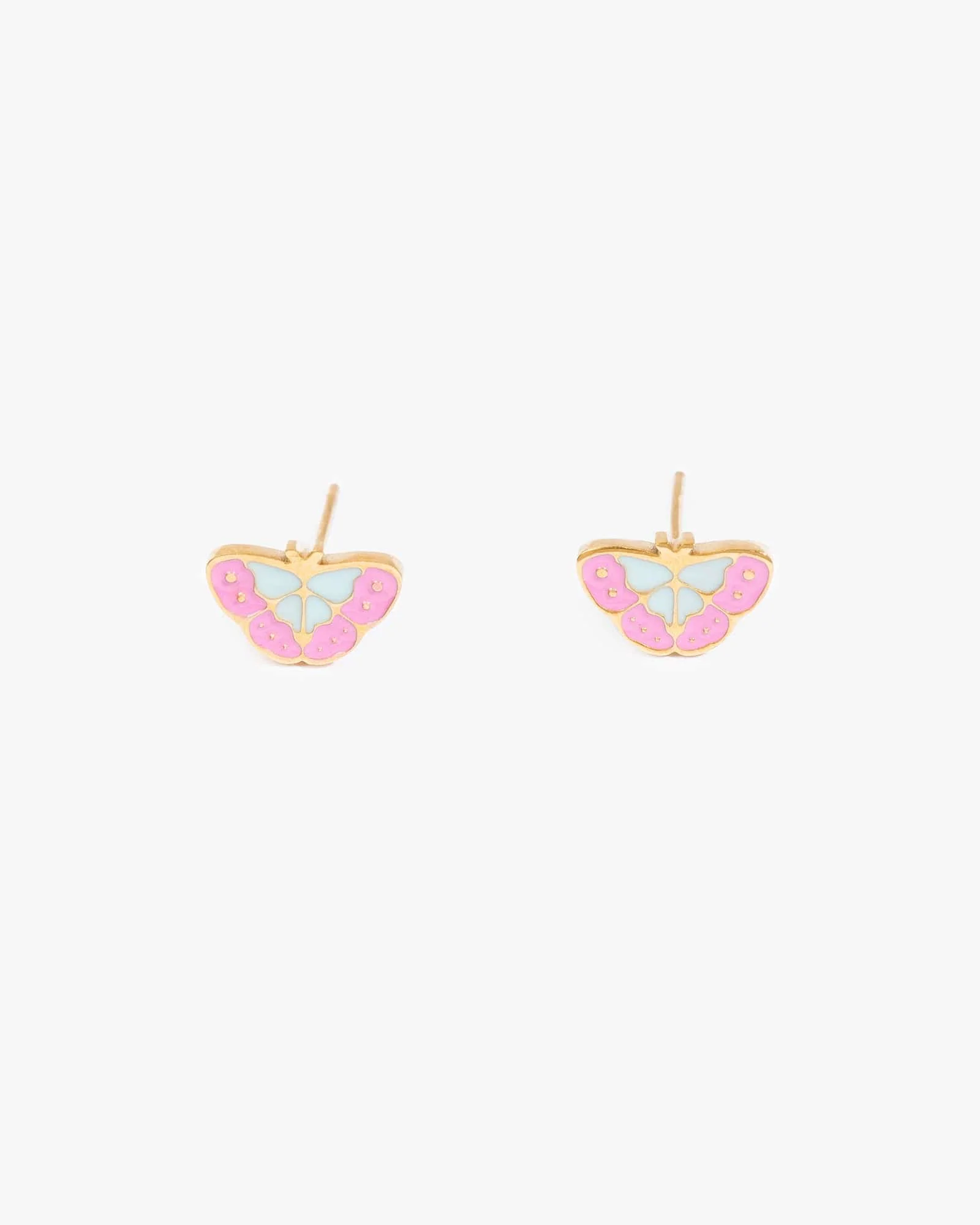 Multi Colour Cute Butterfly Stud Earrings