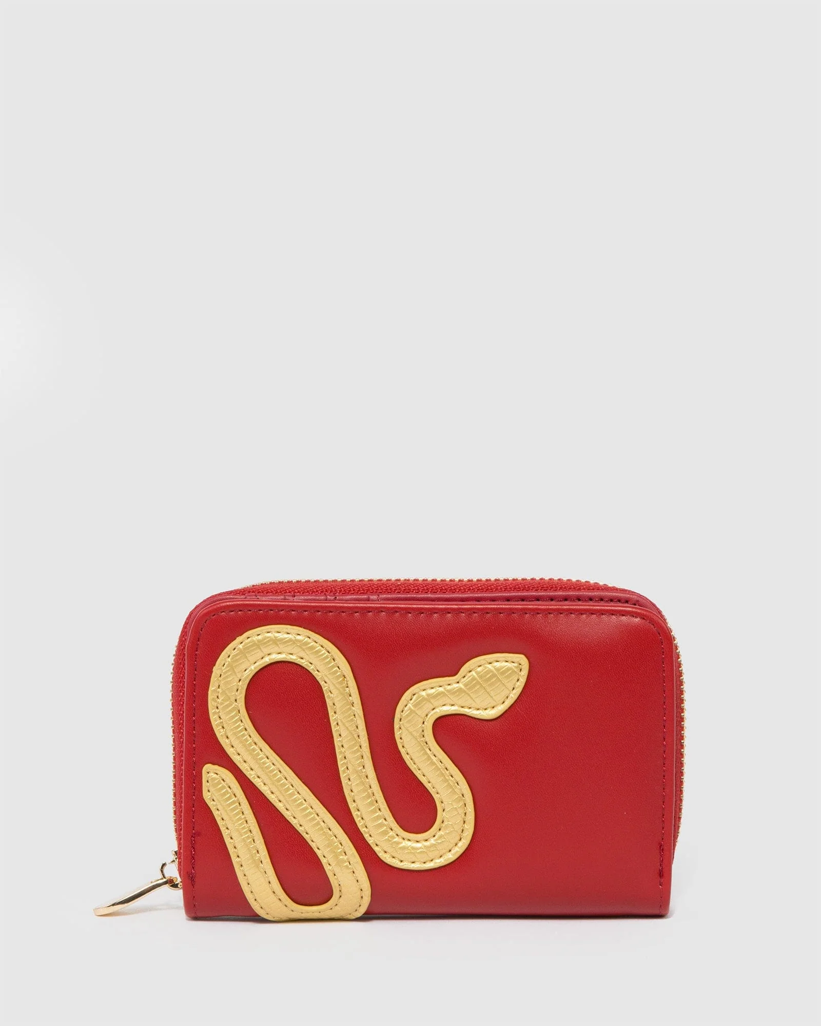 Red Tiana Snake Wallet