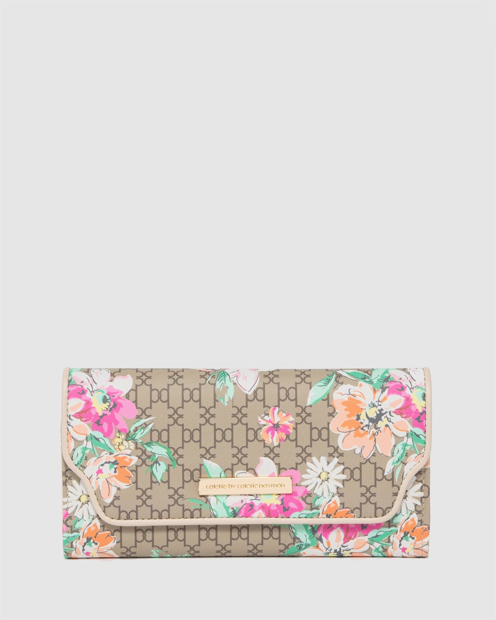 Floral Monogram Maisy Mono Wallet