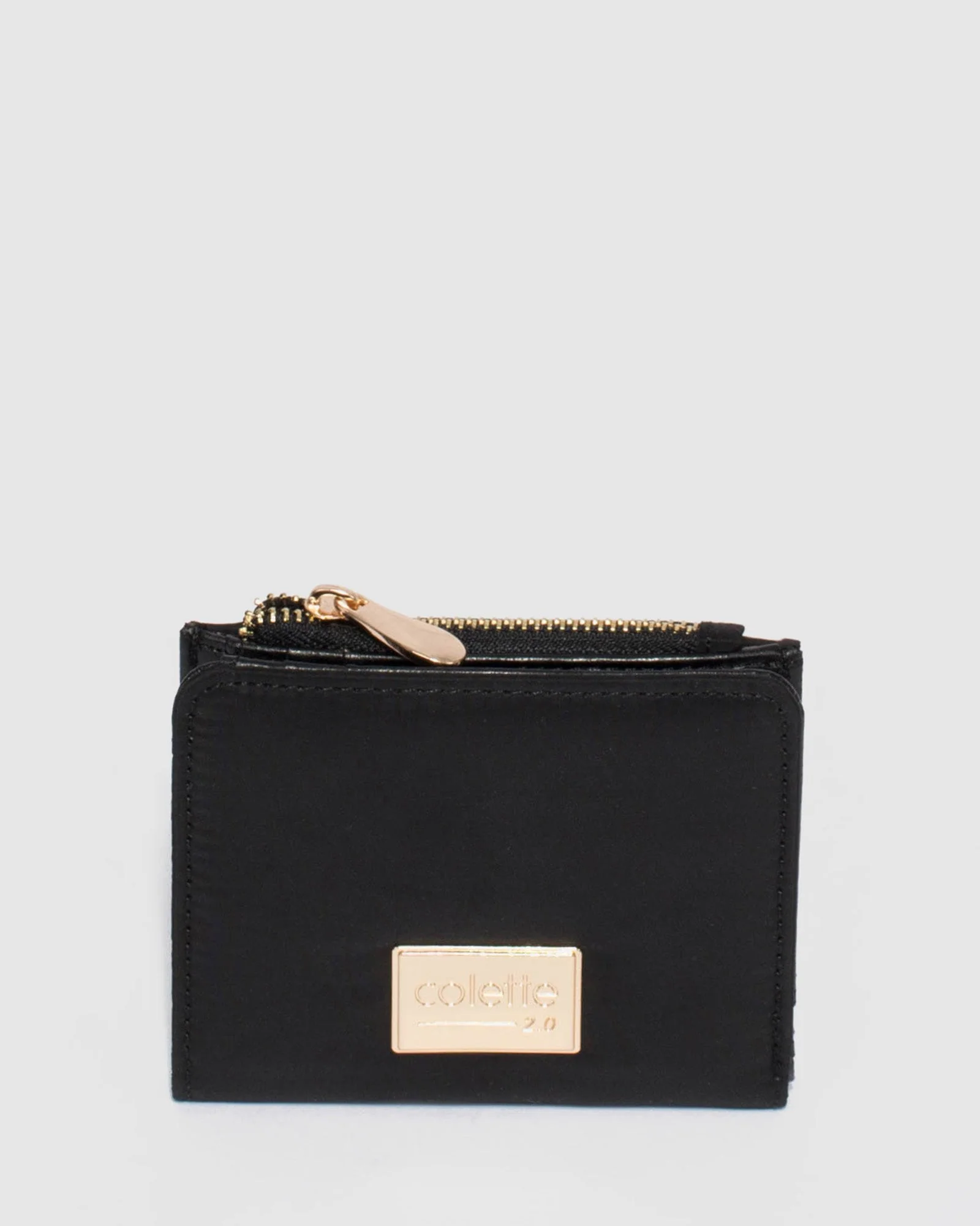 Black And Gold Han Mini Wallet