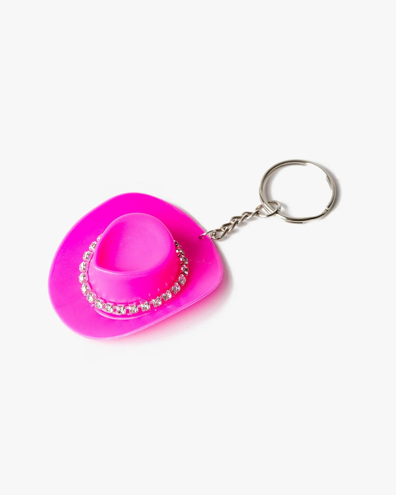 Pink Cowboy Hat Keyring