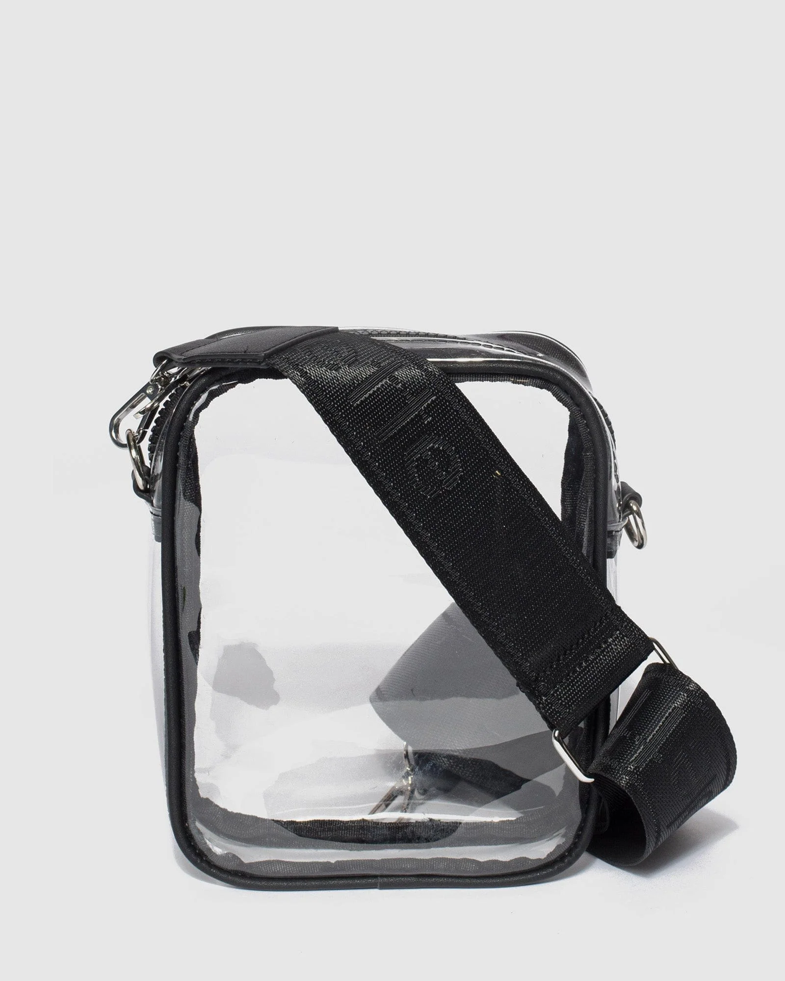 Black Nia Zip Crossbody Bag