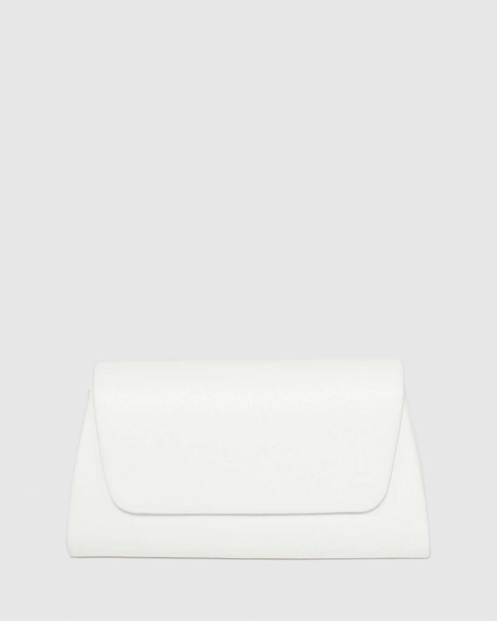 White Leaha Clutch Bag