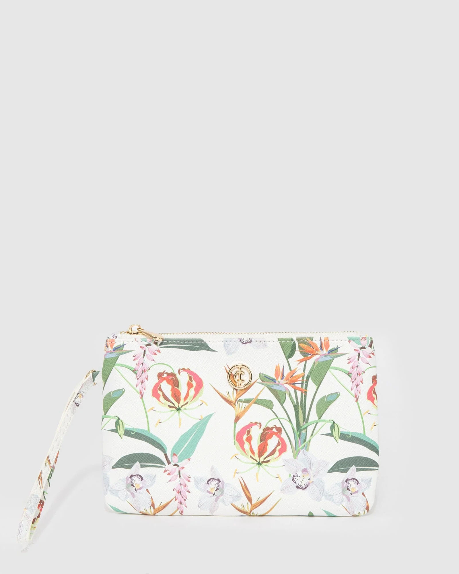 Floral Print Ellie Wristlet Purse
