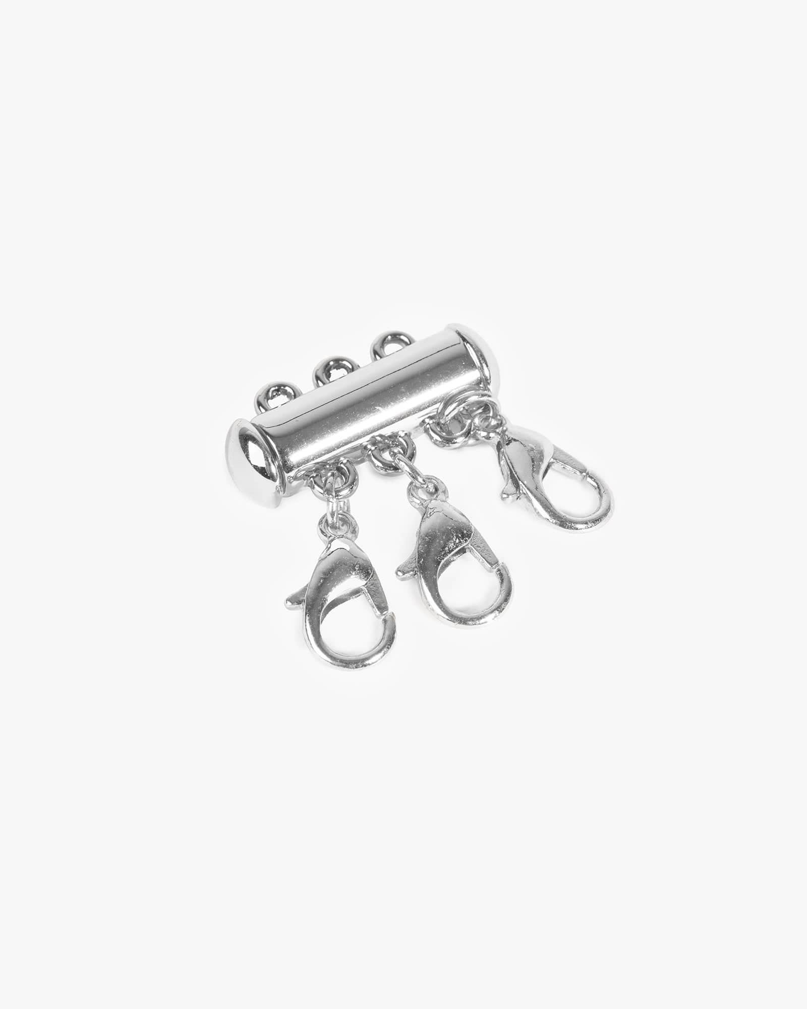Silver Necklace Three Seperator