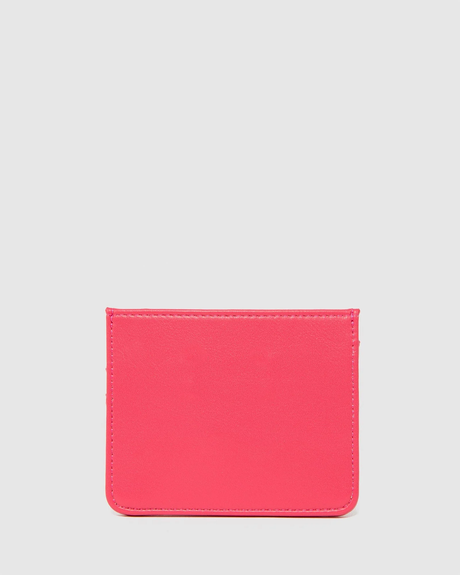 Pink Chiara Logo Card Purse