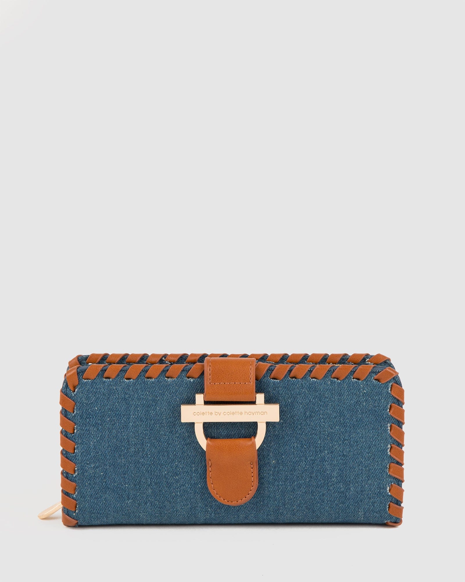 Blue Tess Buckle Wallet