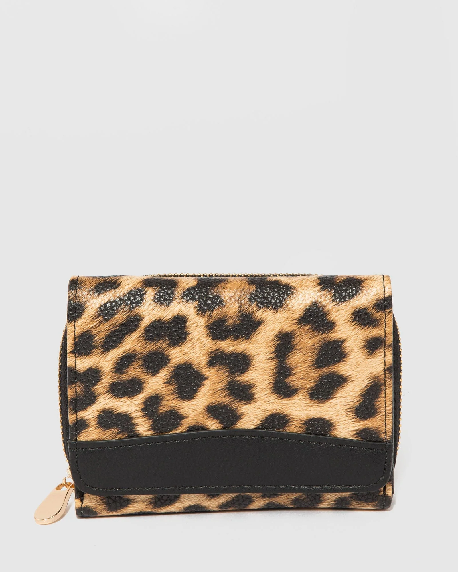 Leopard Print Keeley Panel Wallet