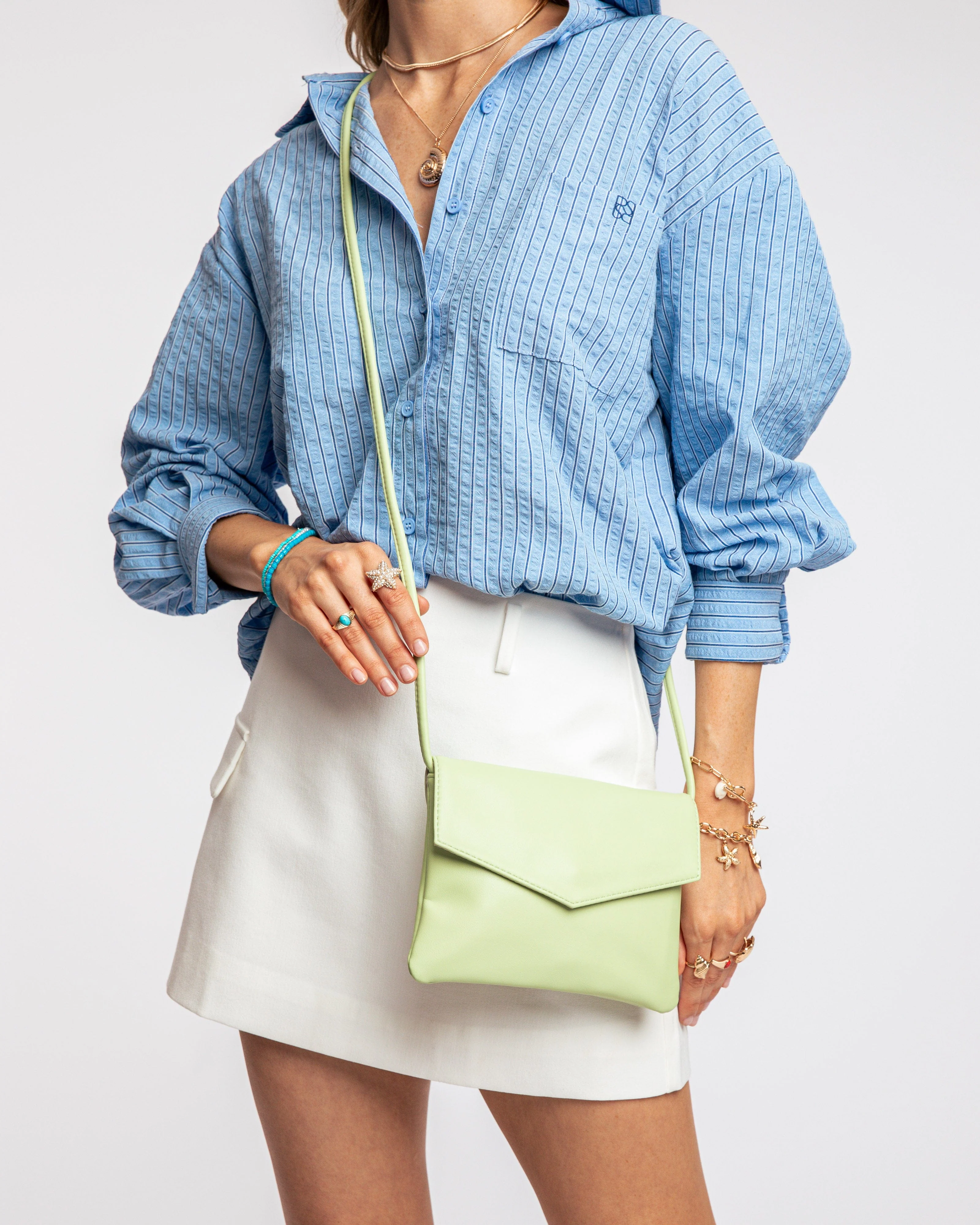 Green Martha Crossbody Bag