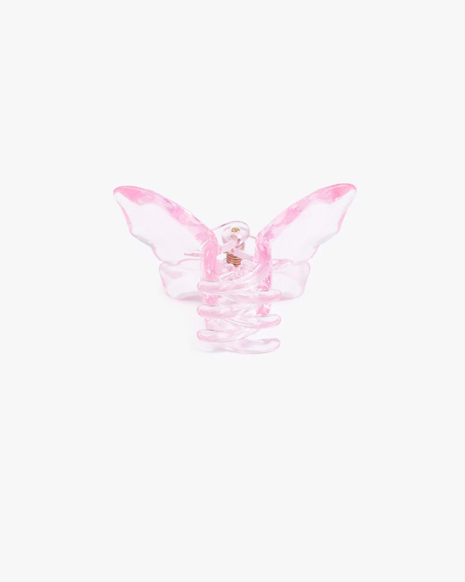 Pink Small Butterfly Claw Clip