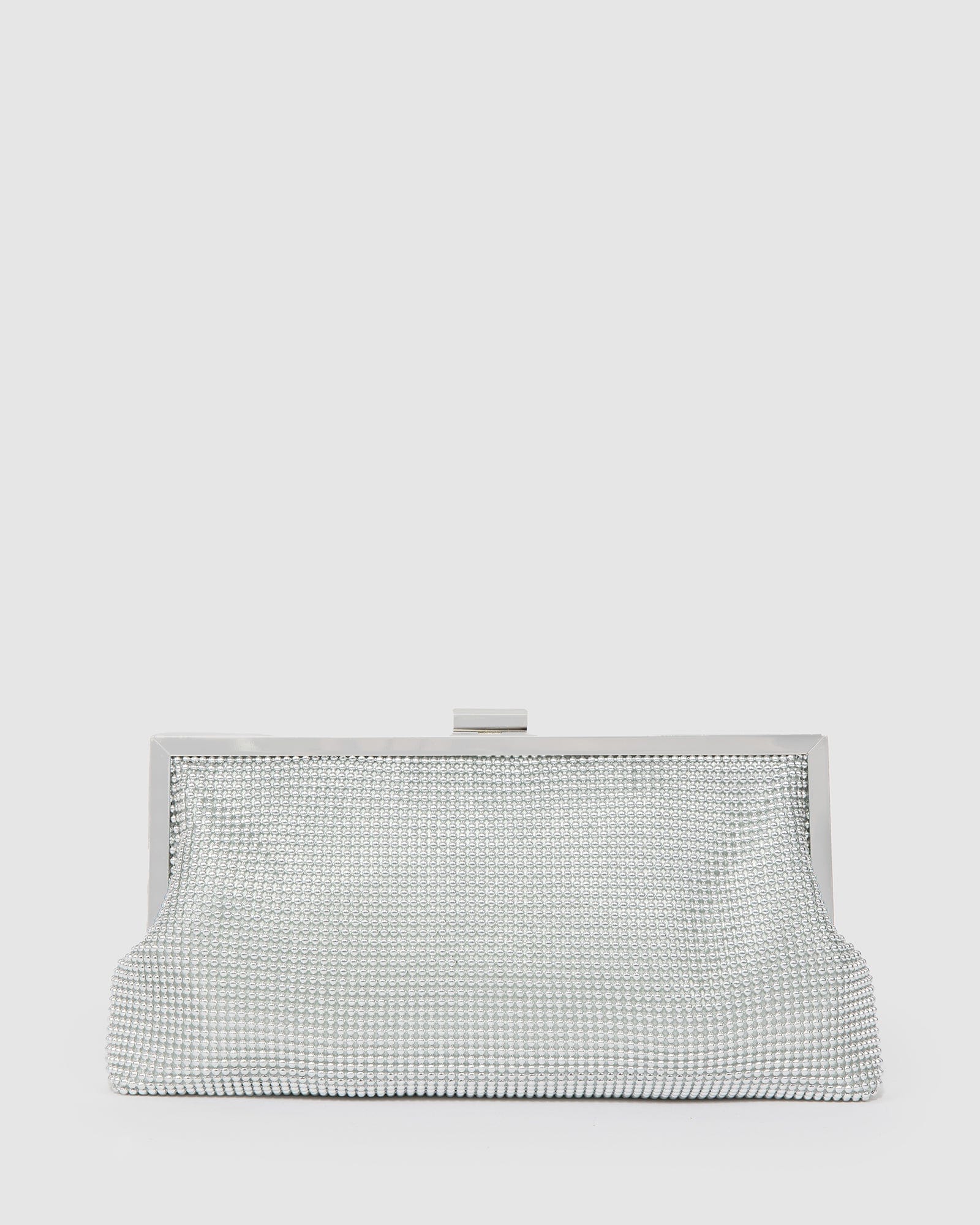 Silver Arya Clutch Bag