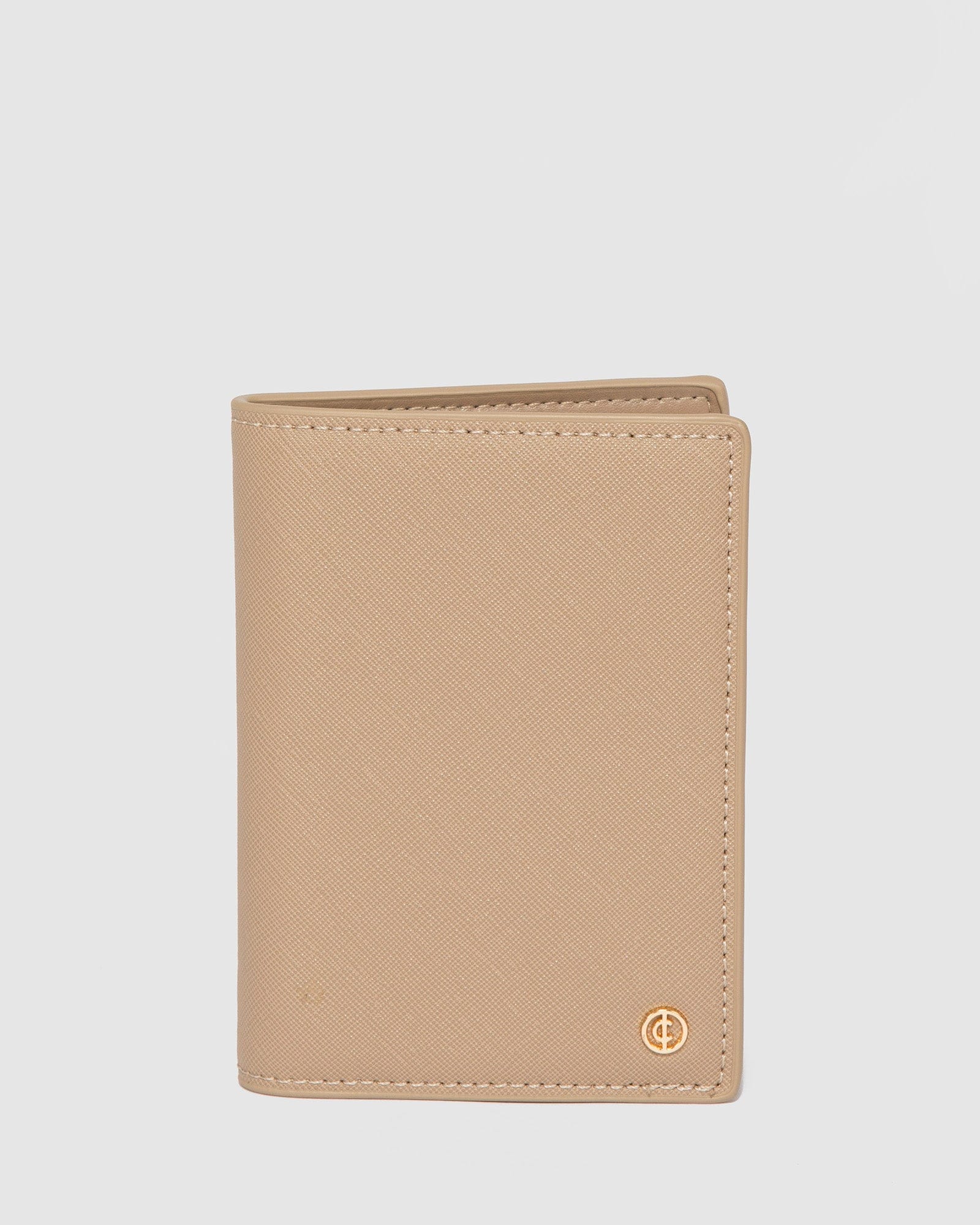 Taupe Classic Passport Holder