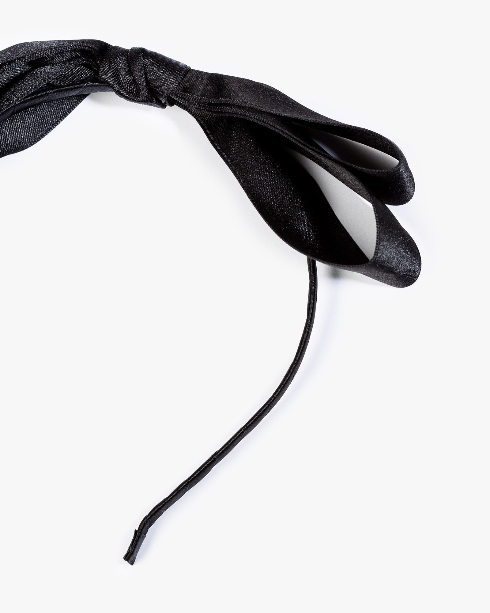 Black Oversized Double Bow Headband