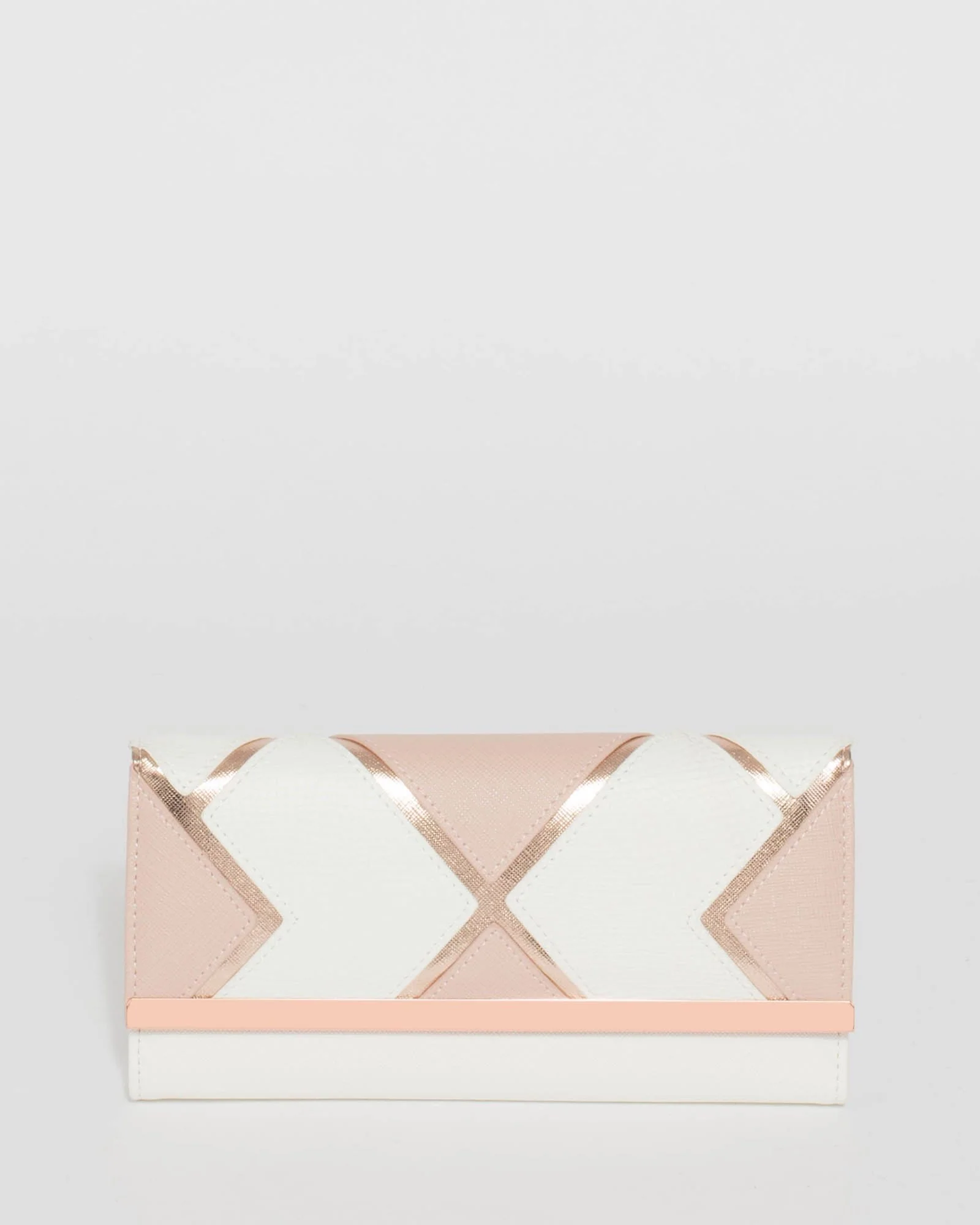 Multi Colour Maisy Cross Panel Wallet