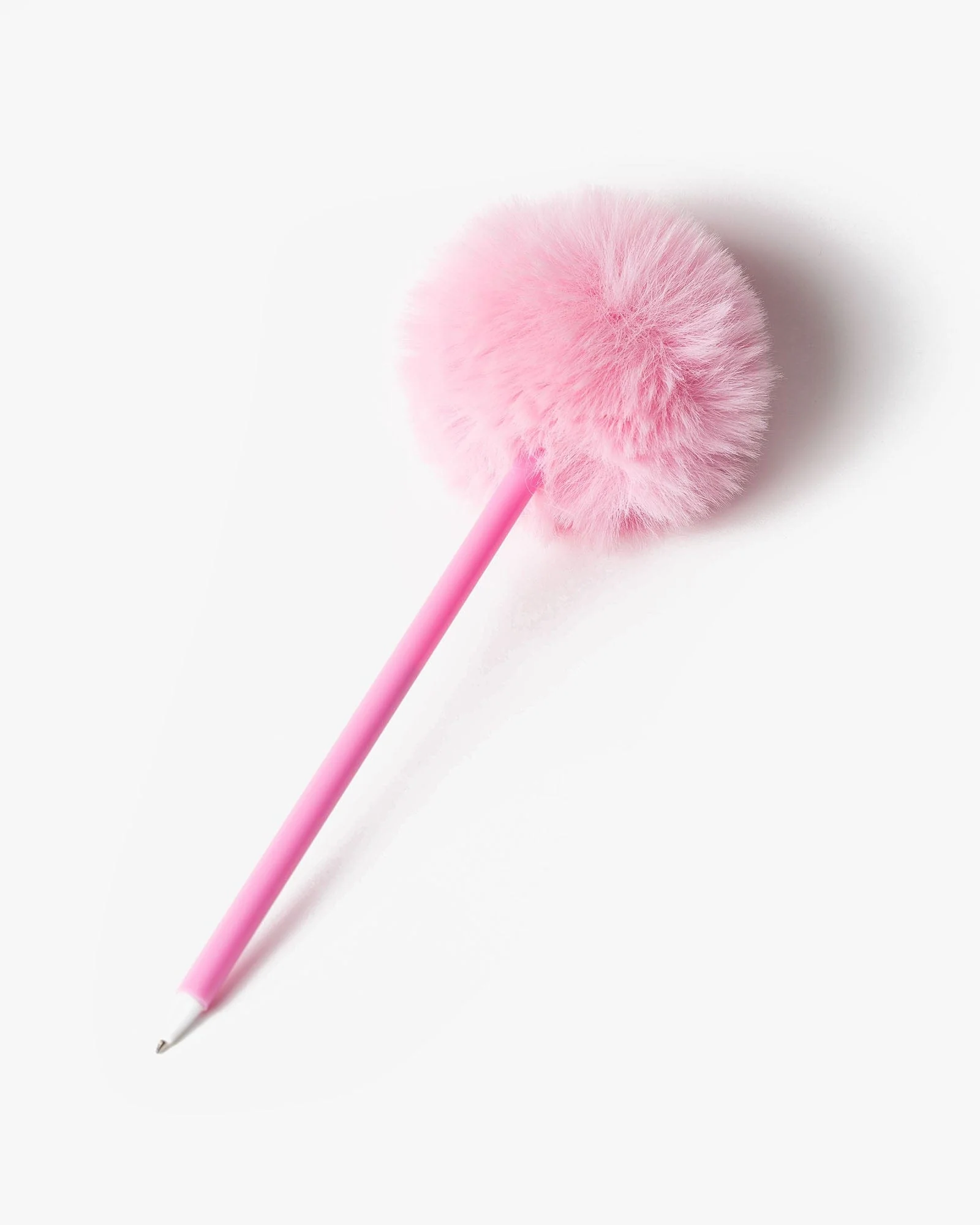 Pink Round Fluffy Pen