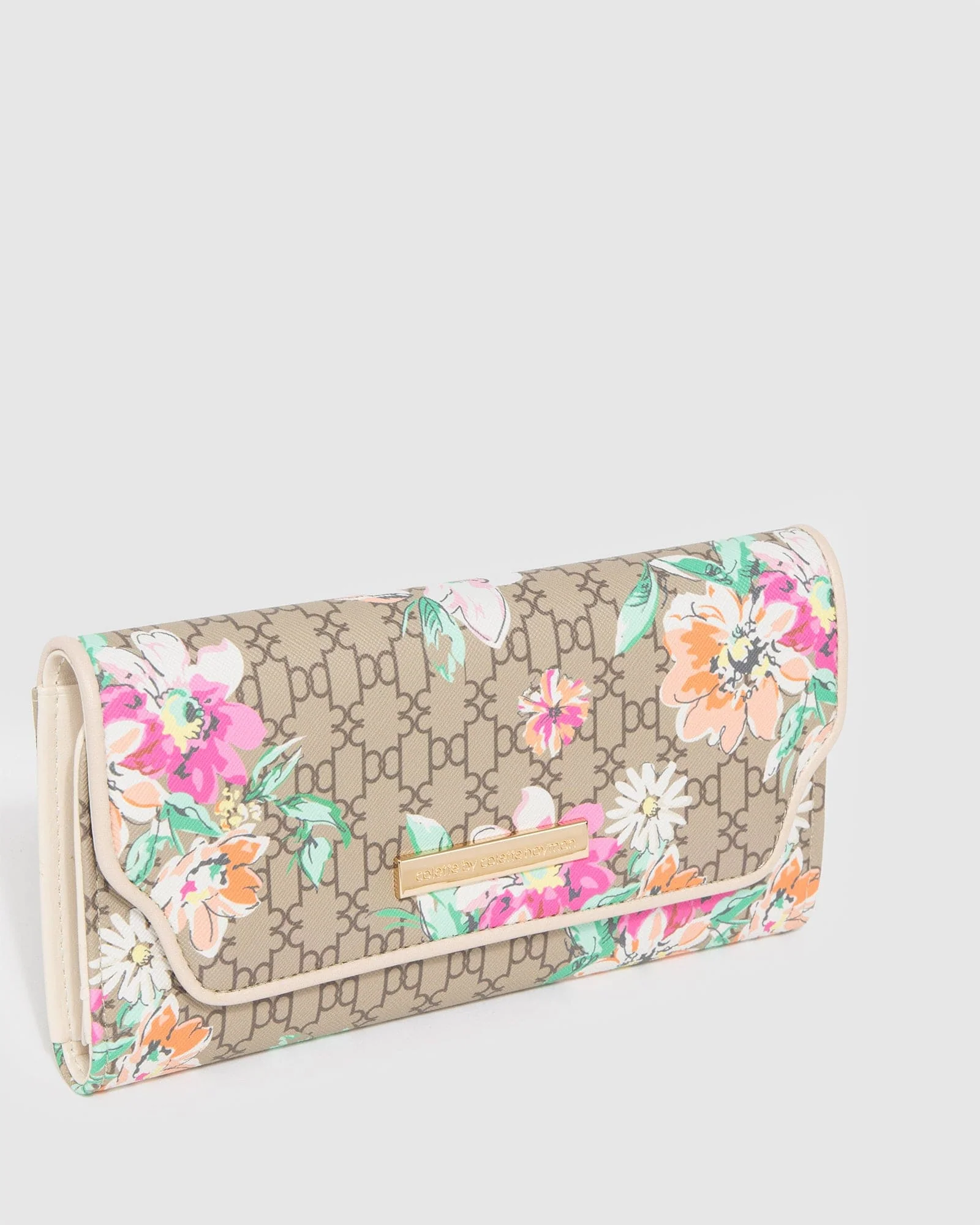 Floral Monogram Maisy Mono Wallet