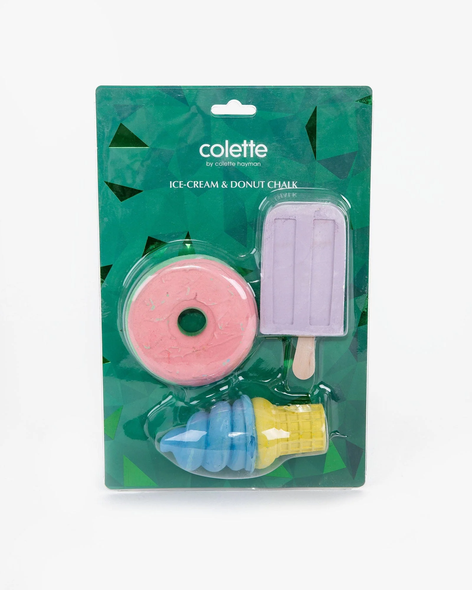 Multi Colour Ice-Cream & Donut Chalk Pack