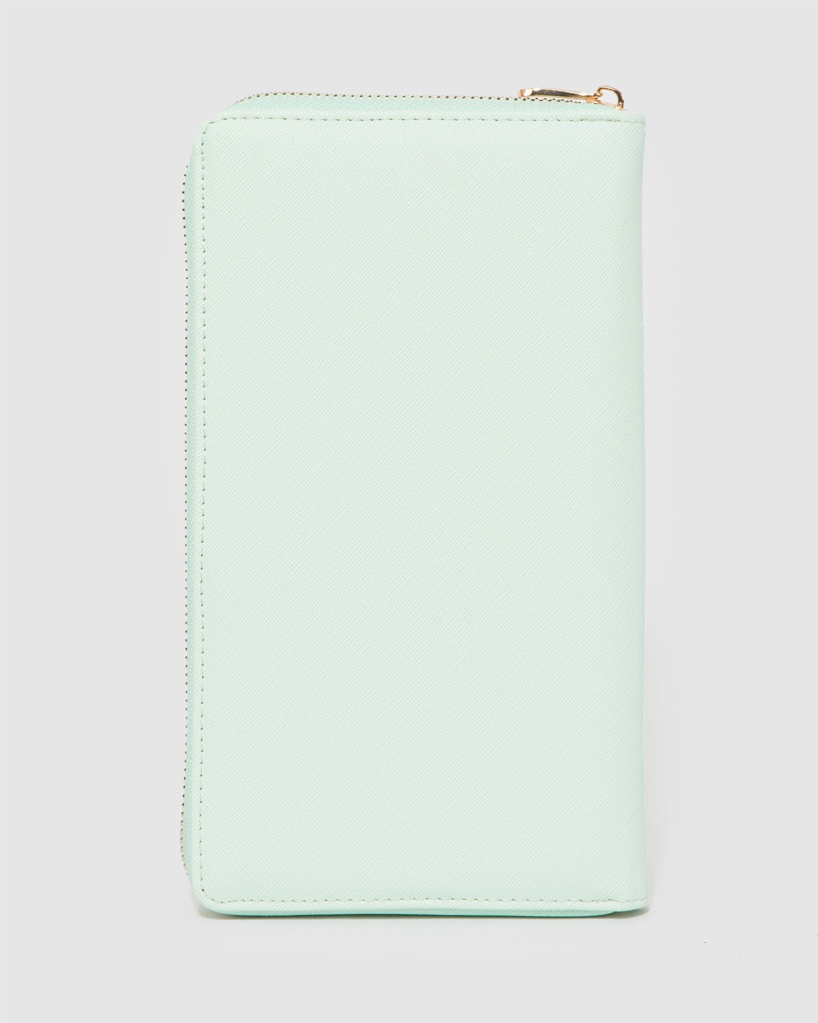 Mint Green Kenzie Multi Passport Travel Wallet