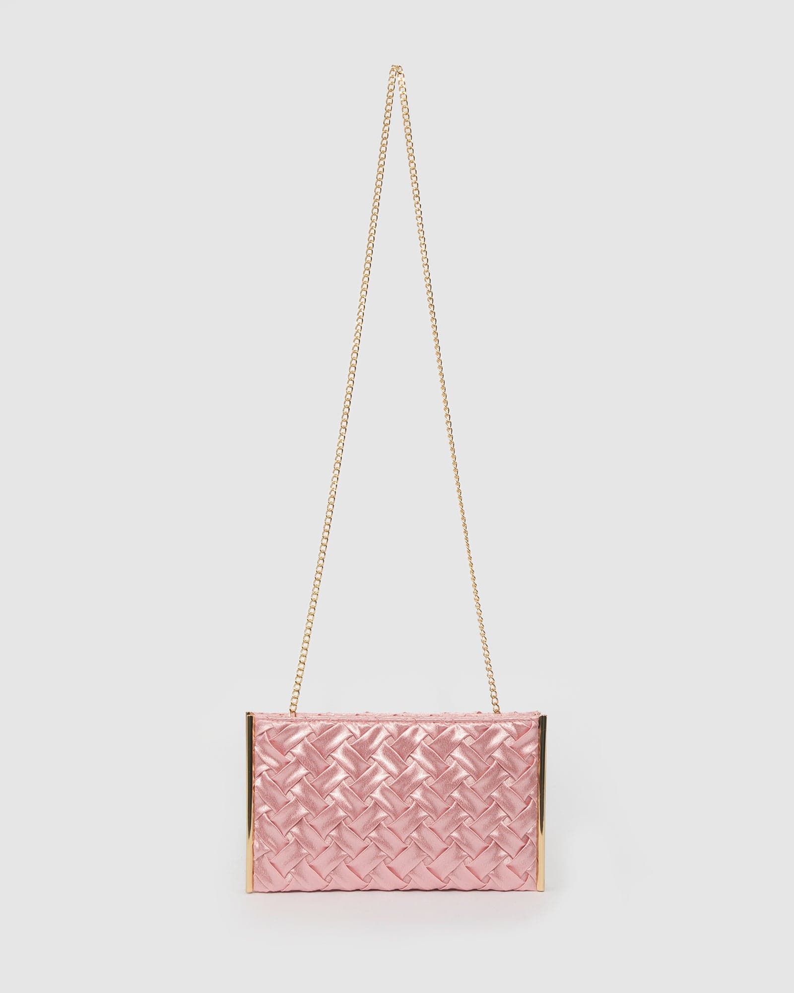 Pink Dany Double Pouch Clutch Bag