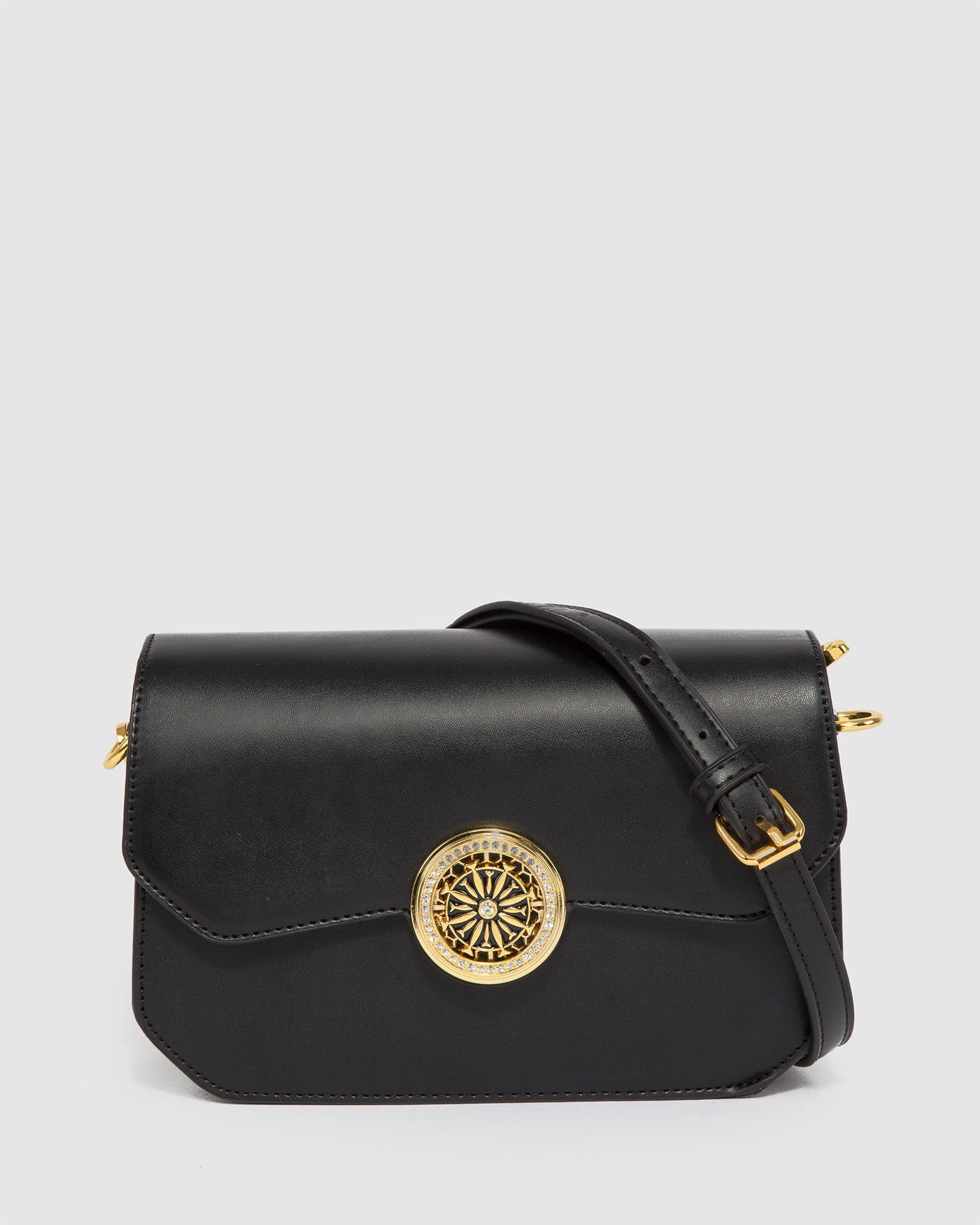 Black Marie Crossbody Bag