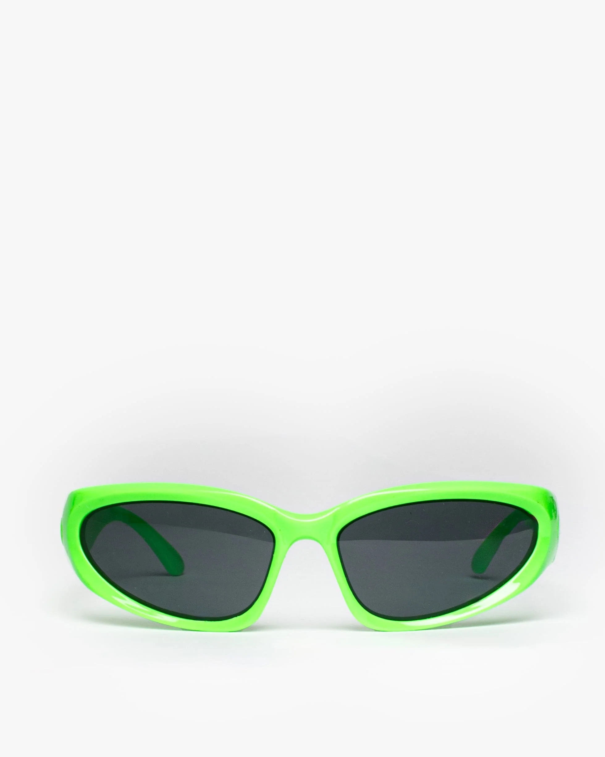 Green Neon Racer Style Sunglasses