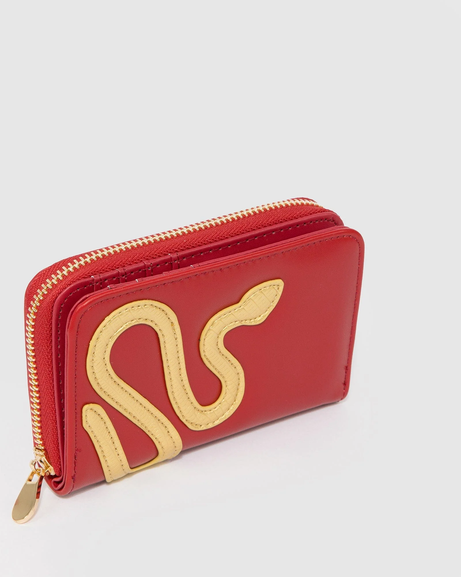 Red Tiana Snake Wallet