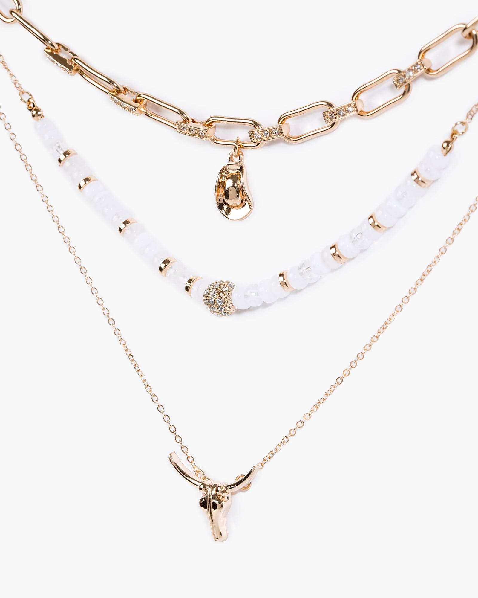 Multi Colour Western Theme Necklace