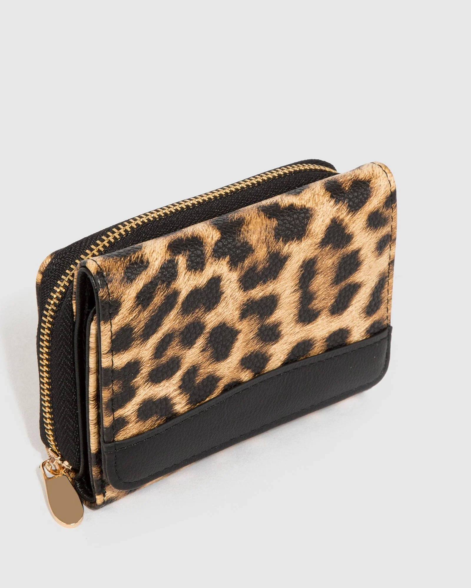Leopard Print Keeley Panel Wallet