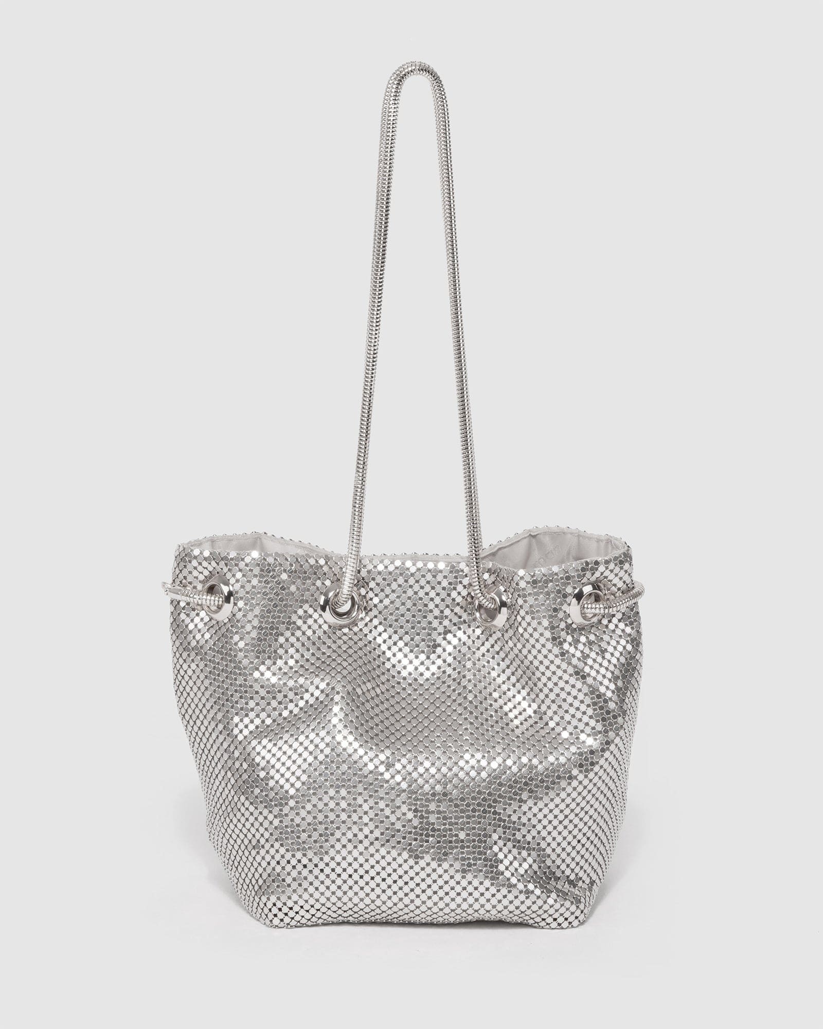 Silver Destiny Pouch Bag