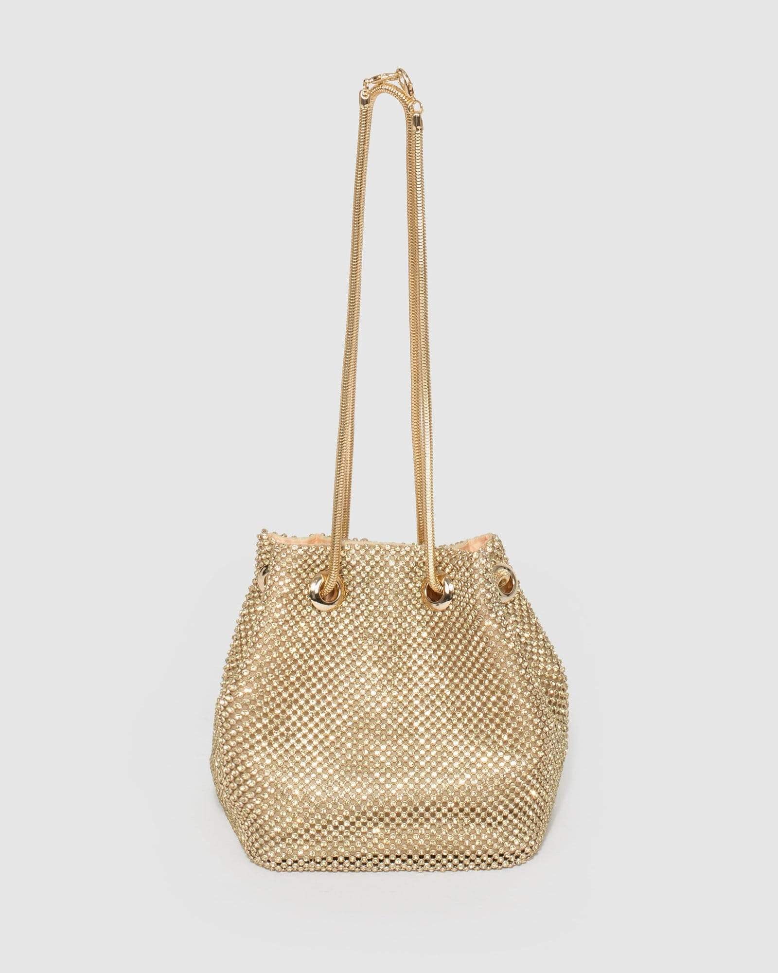 Gold Destiny Pouch Bag