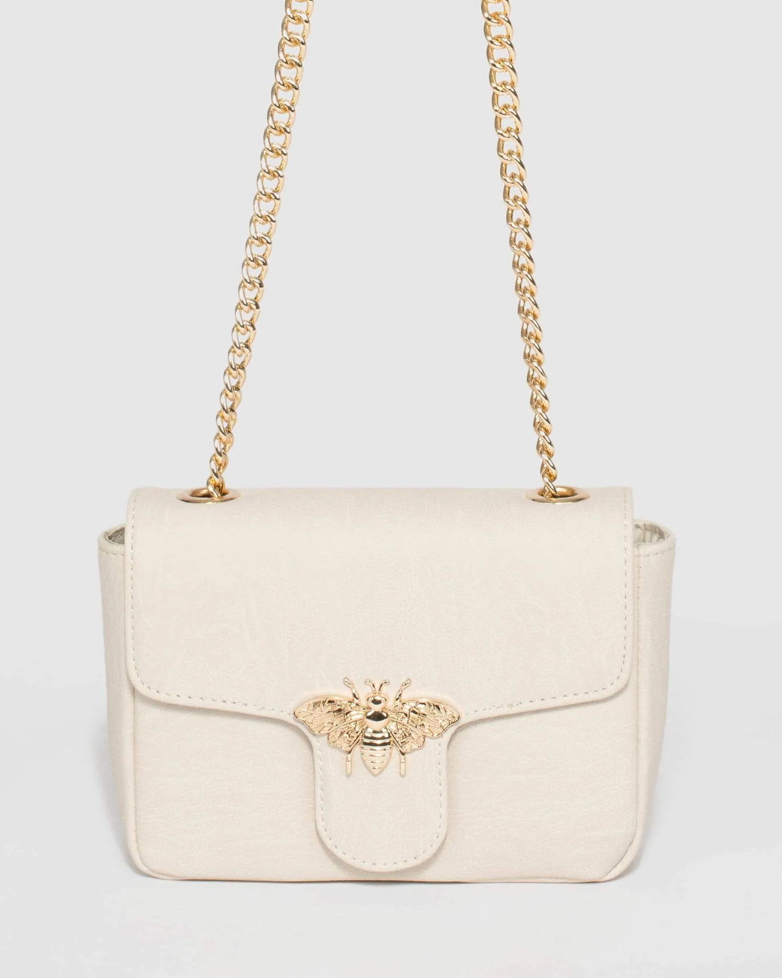 Ivory Diana Bug Crossbody Bag