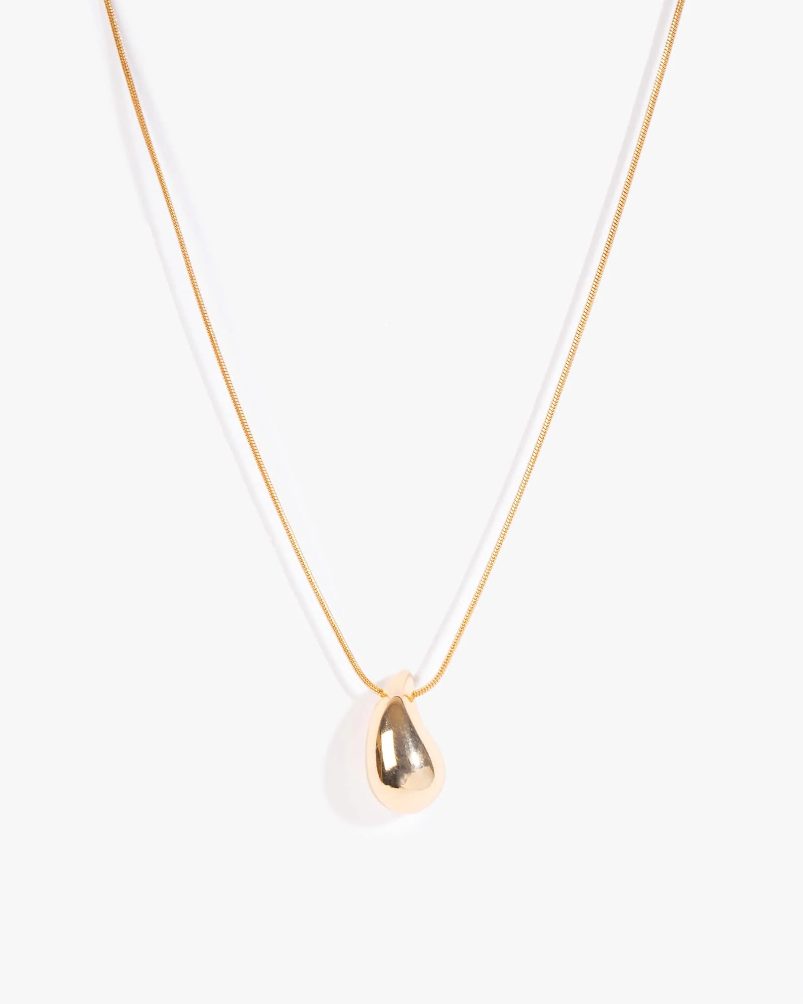 Gold Tear Drop Necklace