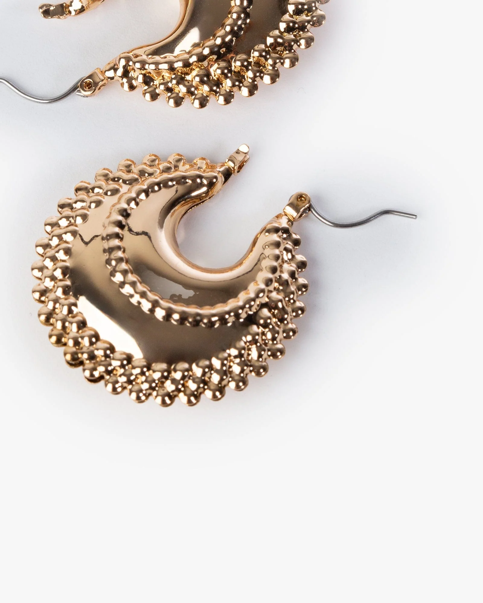 Gold Festival Hoop Earrings