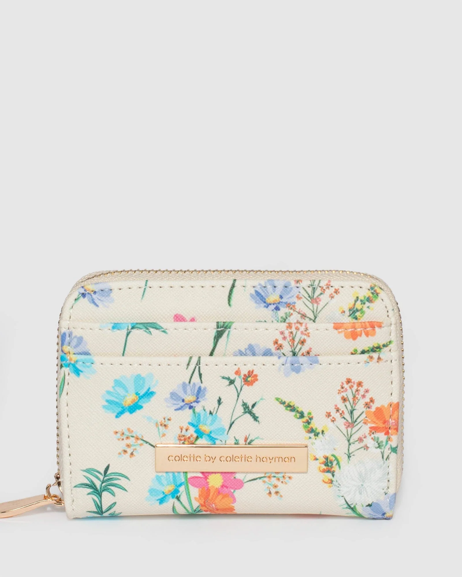 Flower Print Lexi Zip Purse