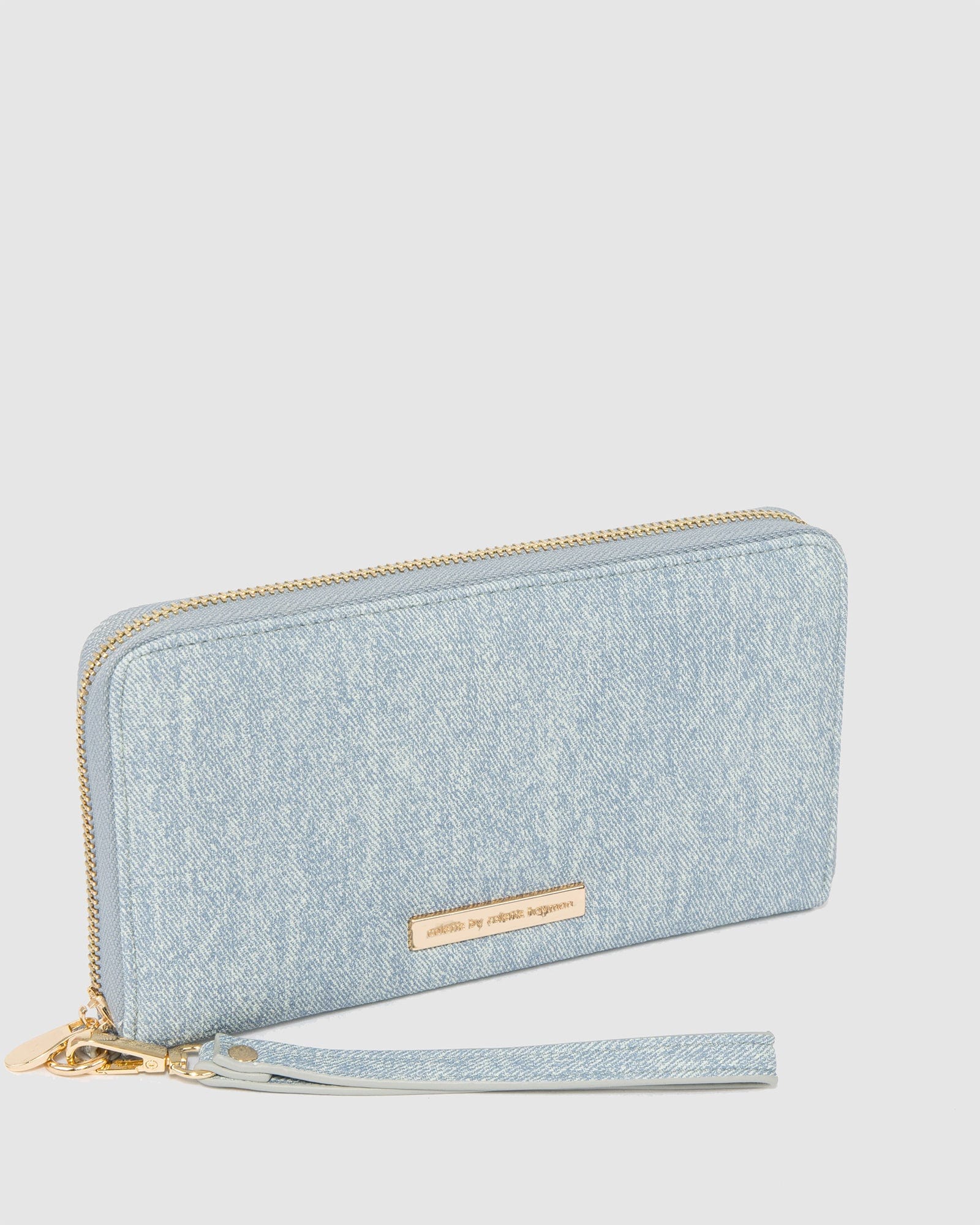Blue Zoe Wristlet Wallet
