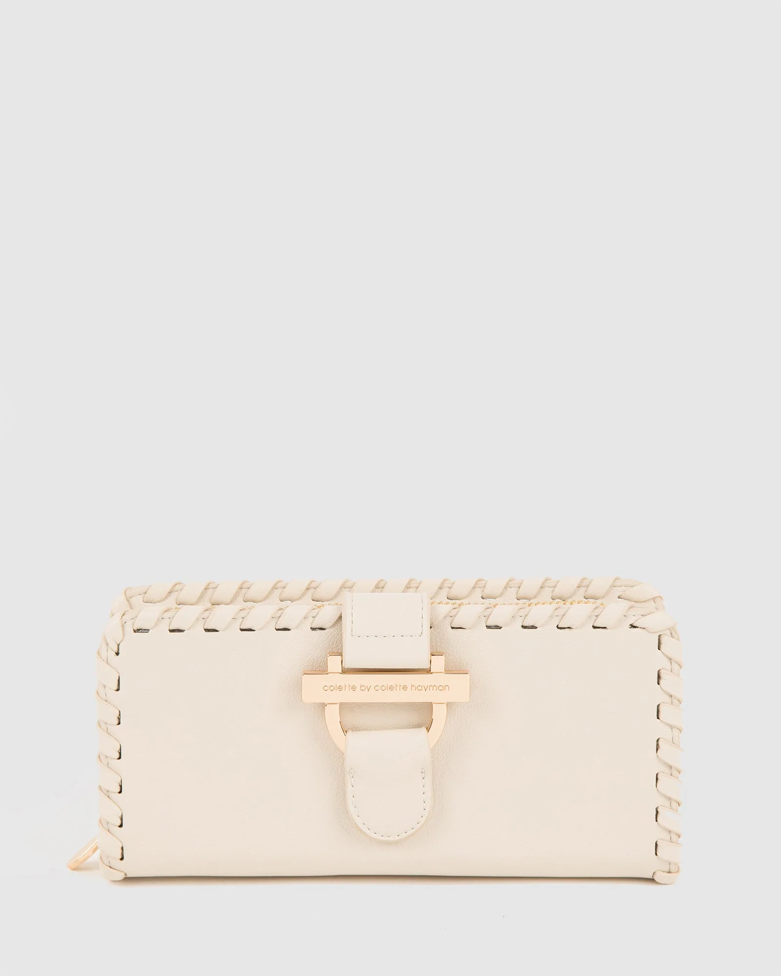 Ivory Tess Buckle Wallet