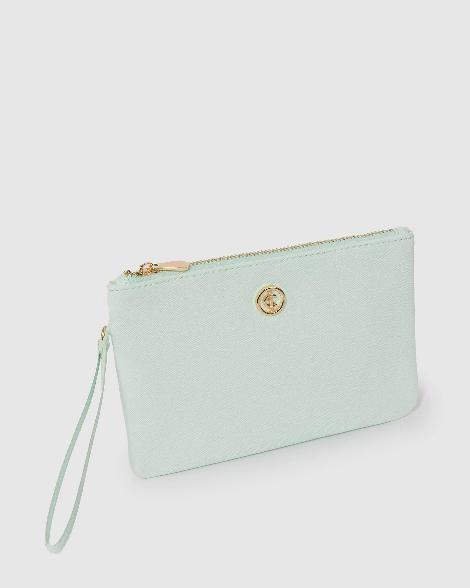 Mint Green Ariane Wristlet Clutch Bag