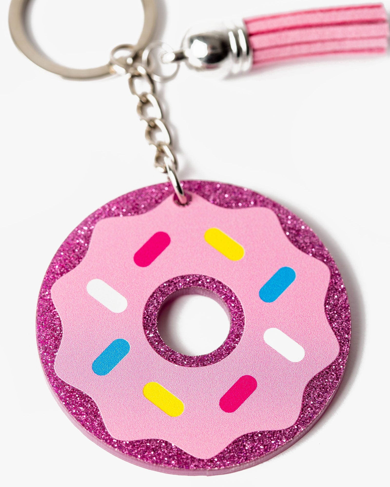Multi Colour Donut Keyring