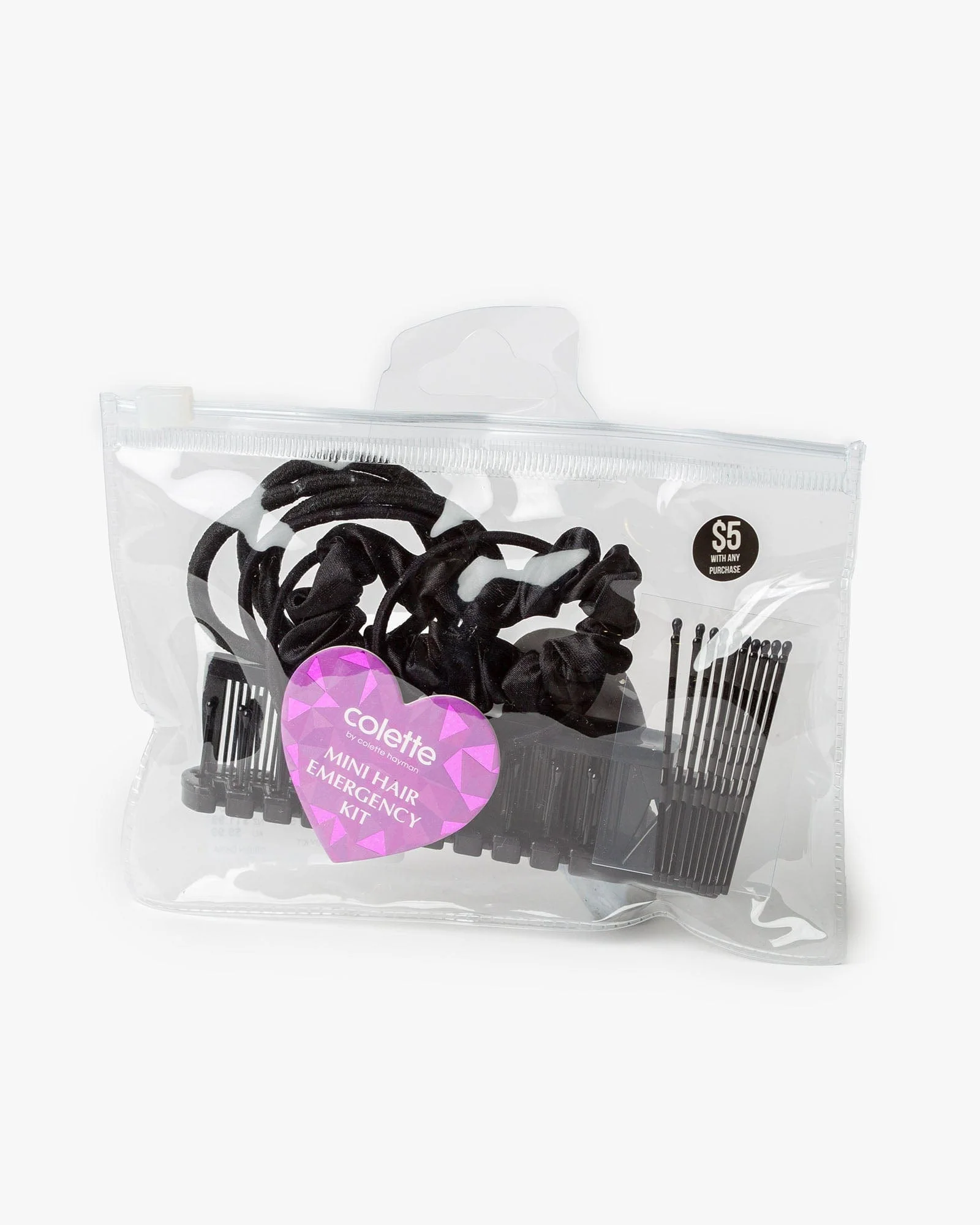 Black Mini Hair Emergency Kit