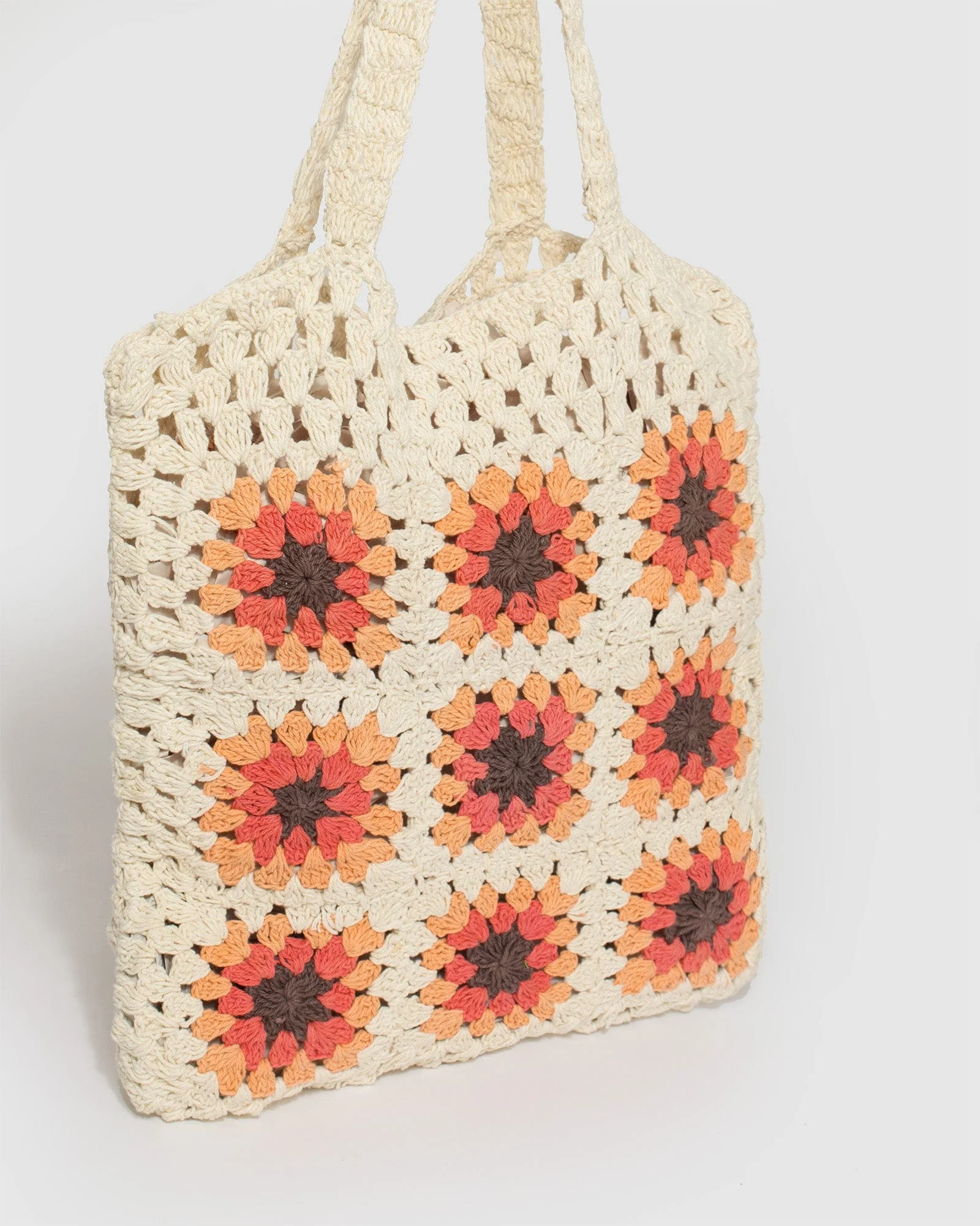 Natural Crochet Tote Bag