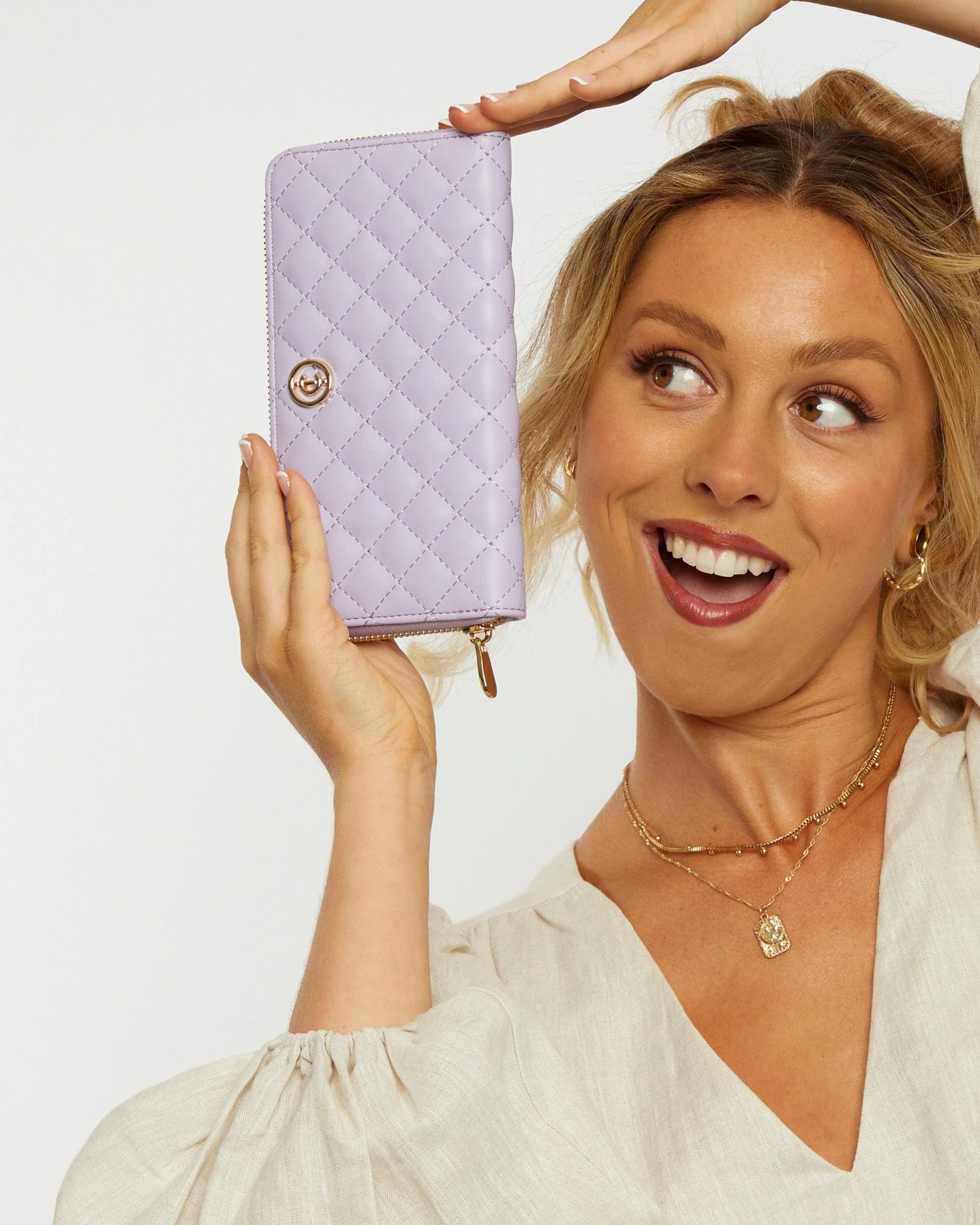 Purple Nina Plate Wallet