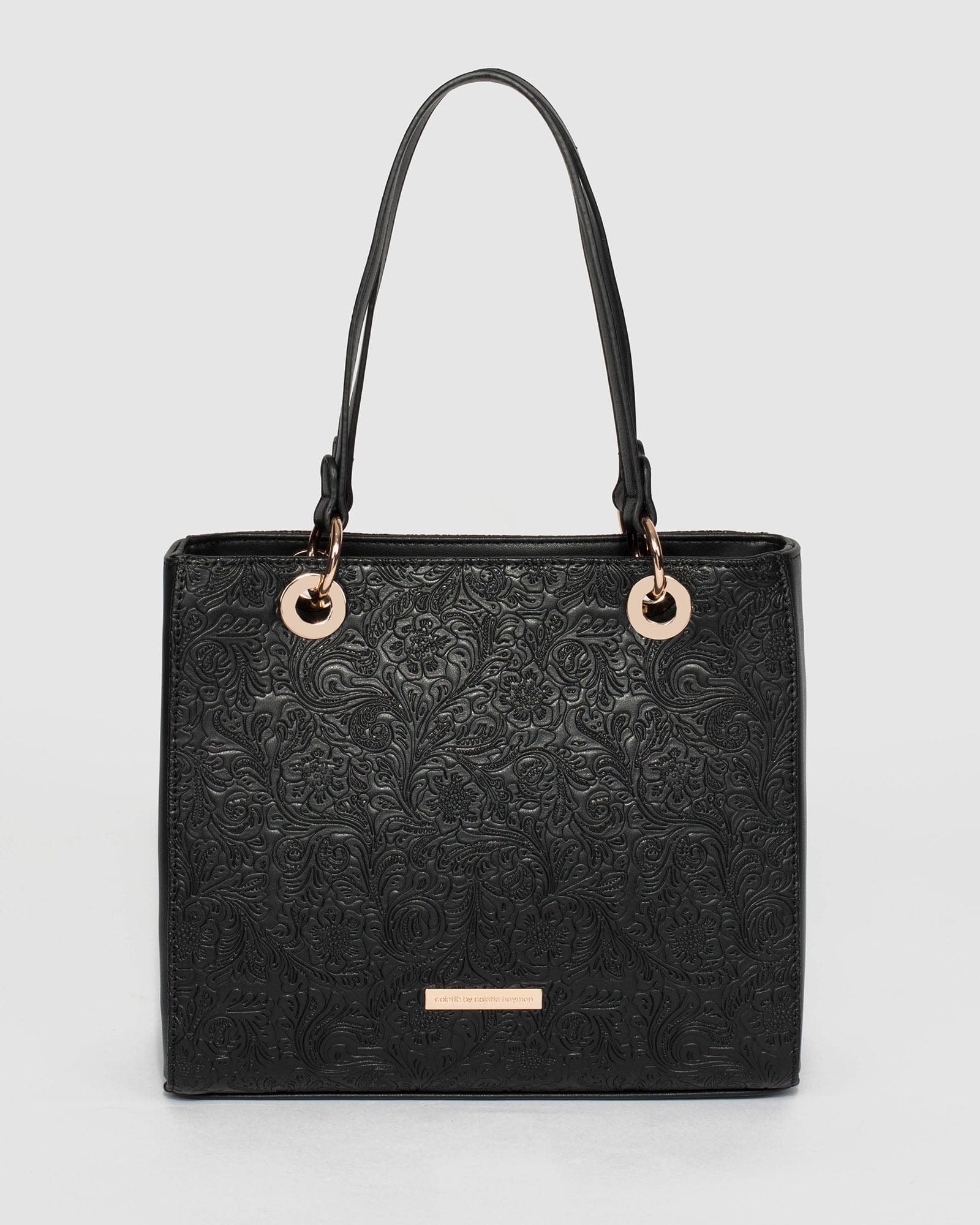 Black Nirvana Embossed Mini Tote Bag
