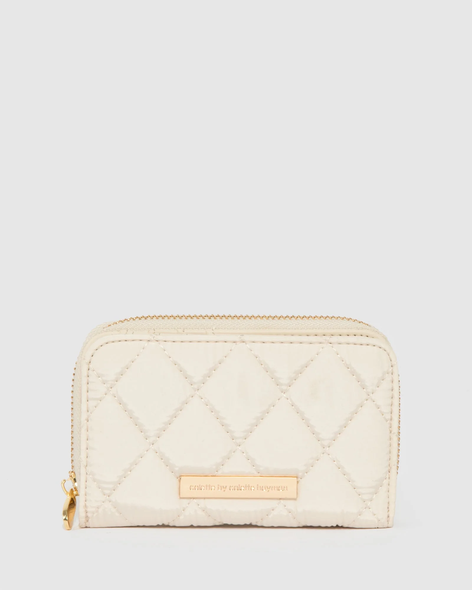 Ivory Zuri Quilt Wallet
