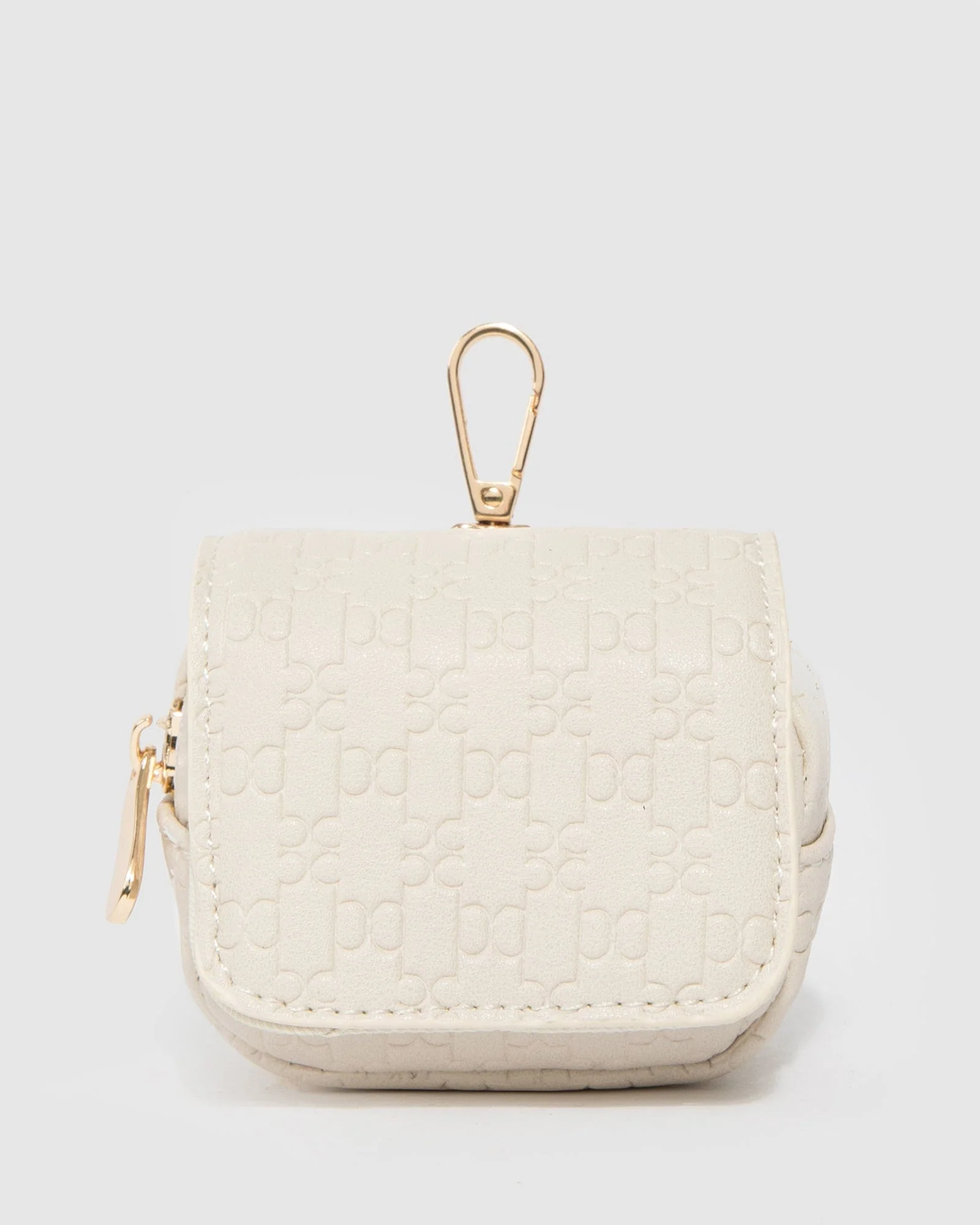 Ivory Della Keyring Pouch