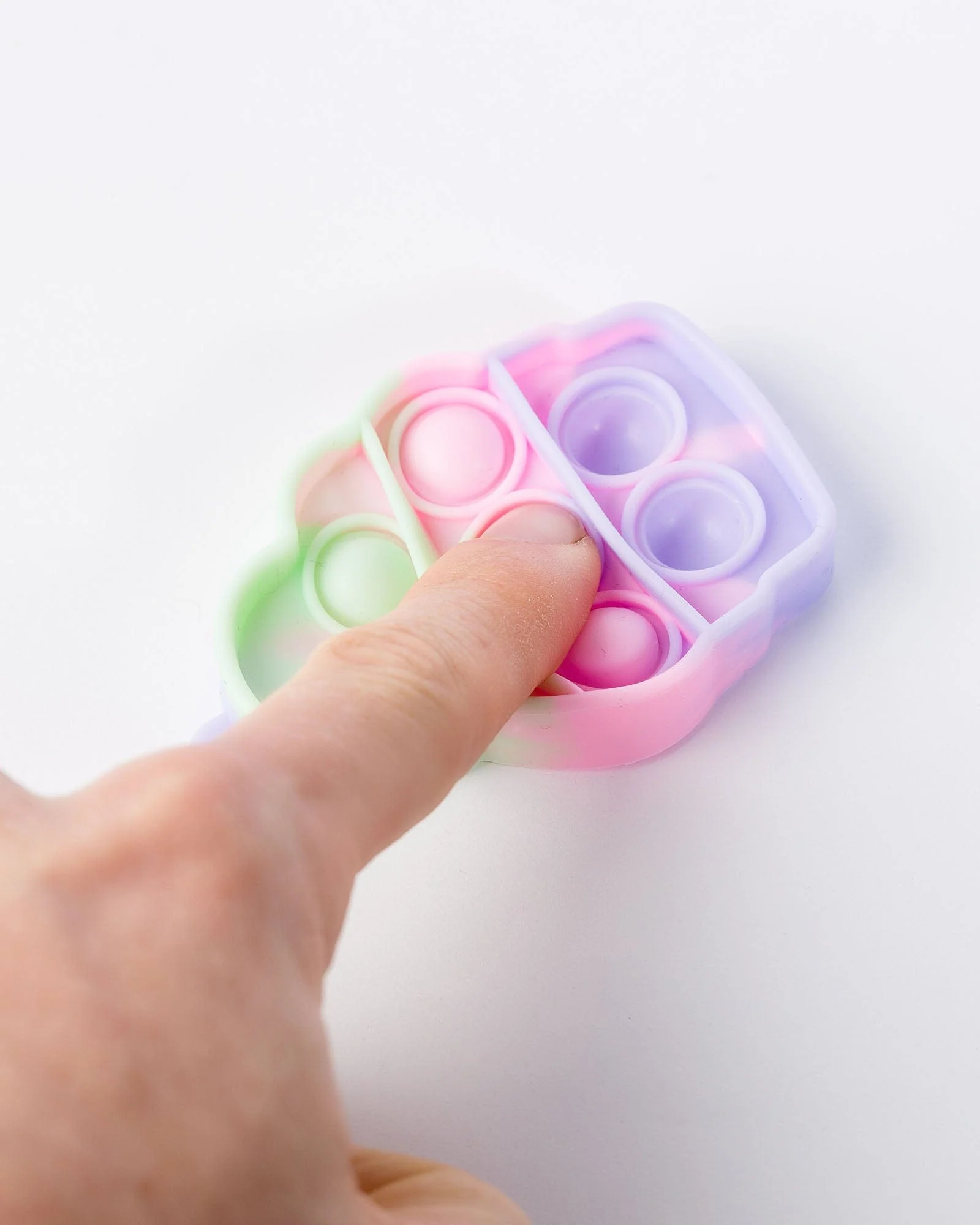 Multi Colour Cupcake Fidget Keyring