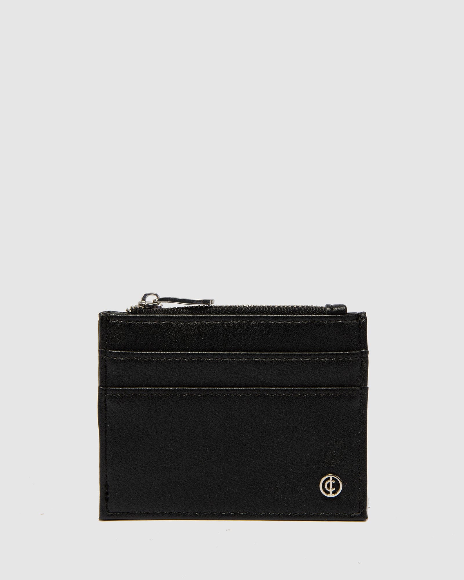 Black Chiara Zip Top Purse