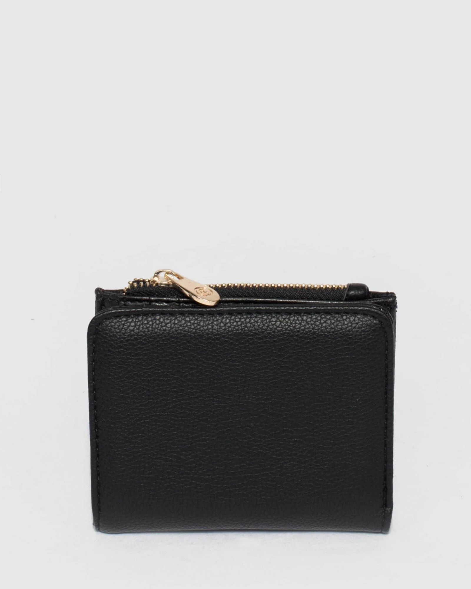 Black Plain Han Mini Wallet