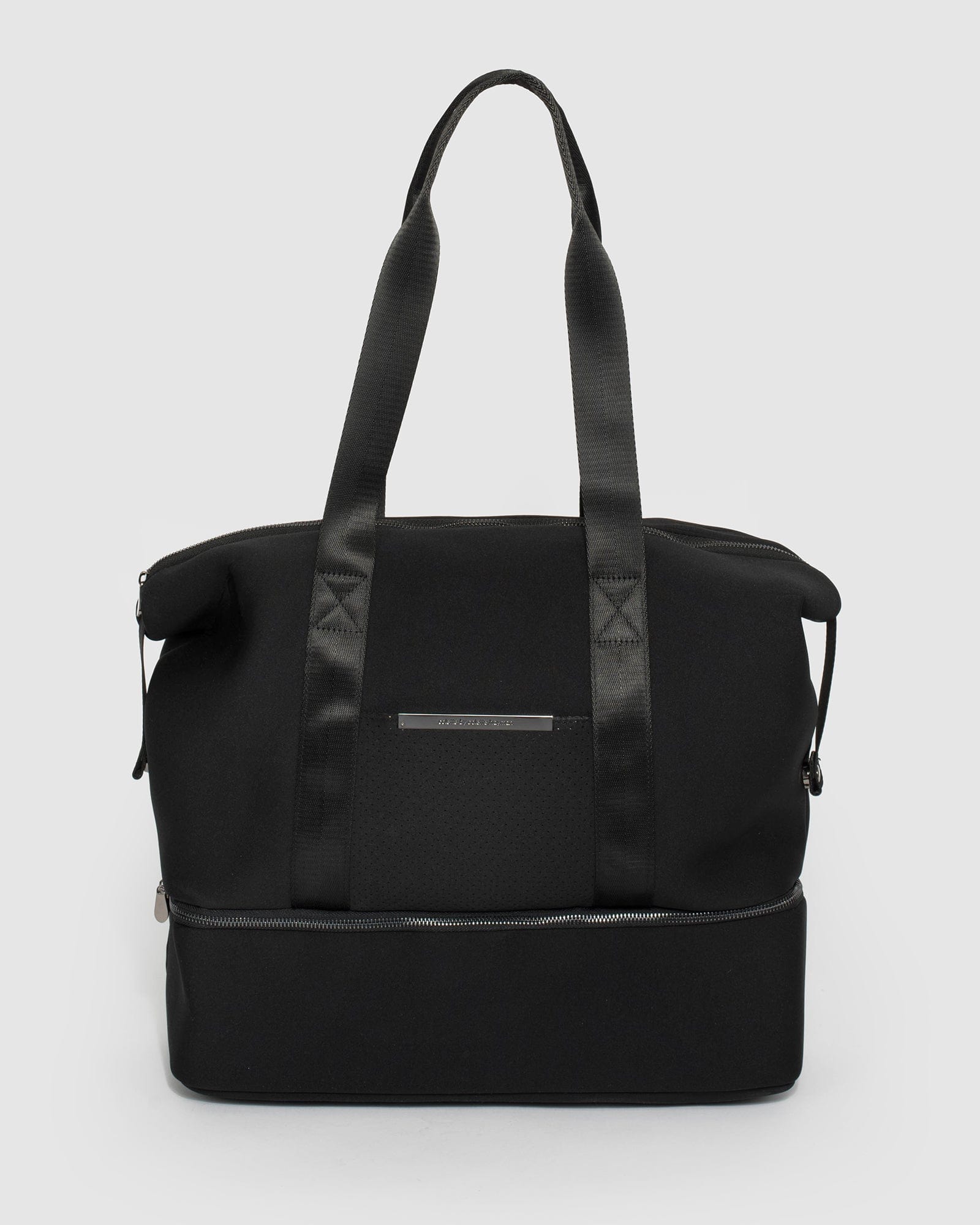 Black Chrissy Pouch Gym Bag