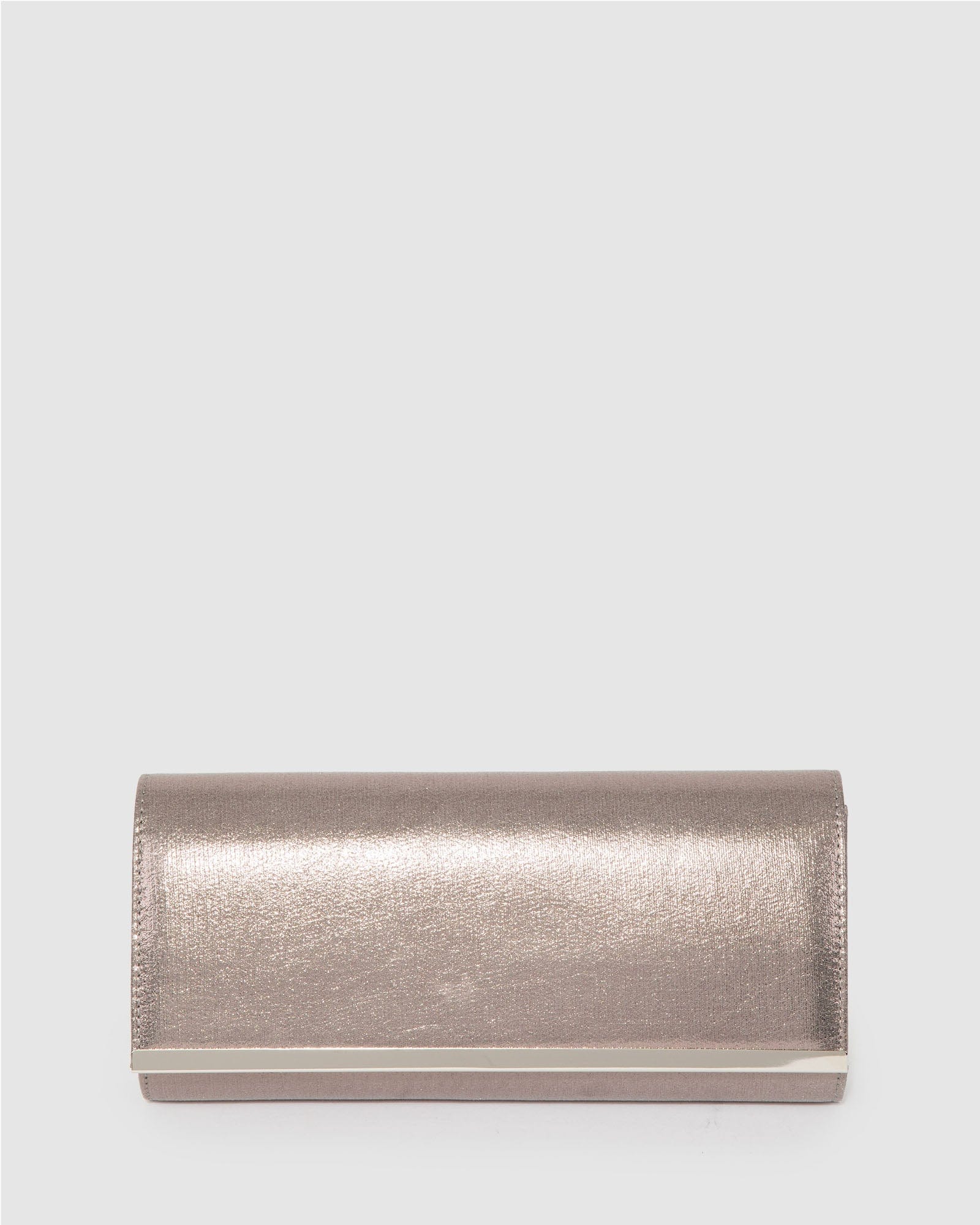 Silver Nyxen Bar Clutch Bag